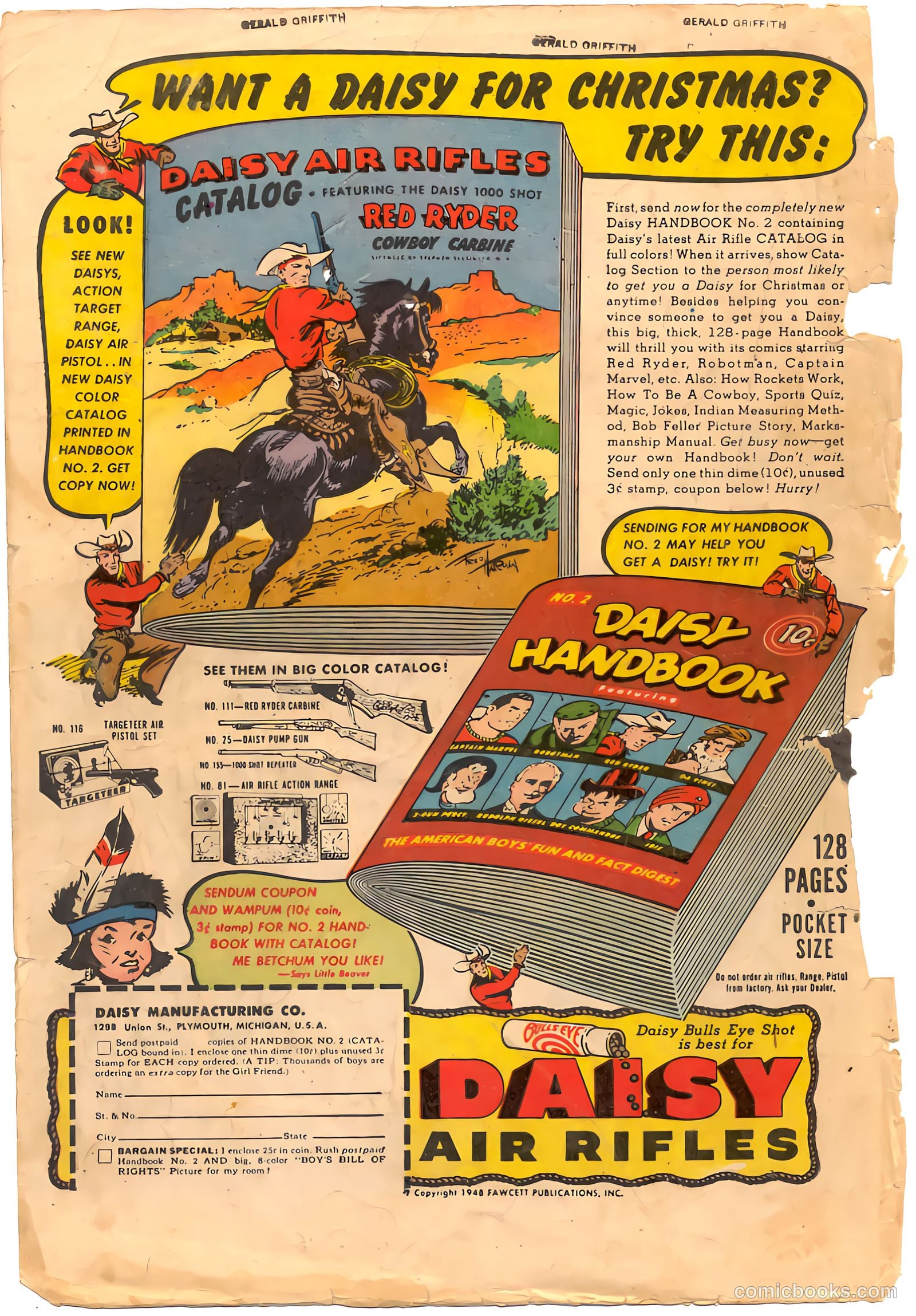 Whiz Comics #104 — page 52 of 52