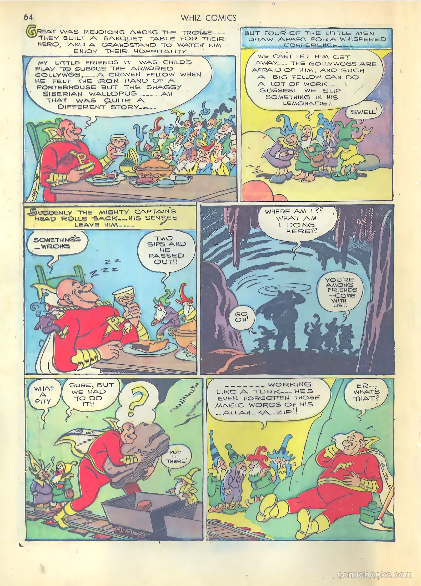 Whiz Comics #37 — page 64 of 68