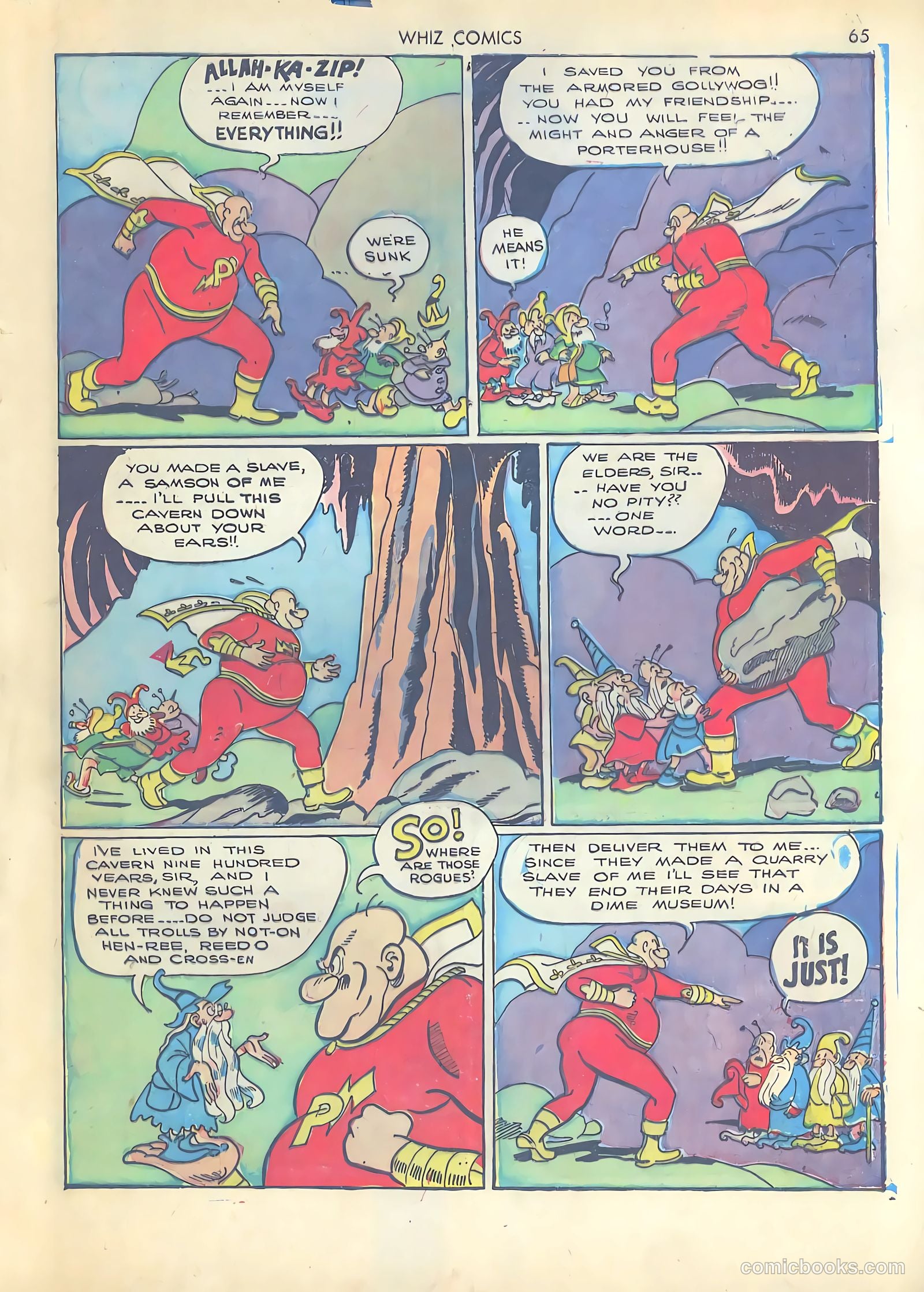 Whiz Comics #37 — page 65 of 68
