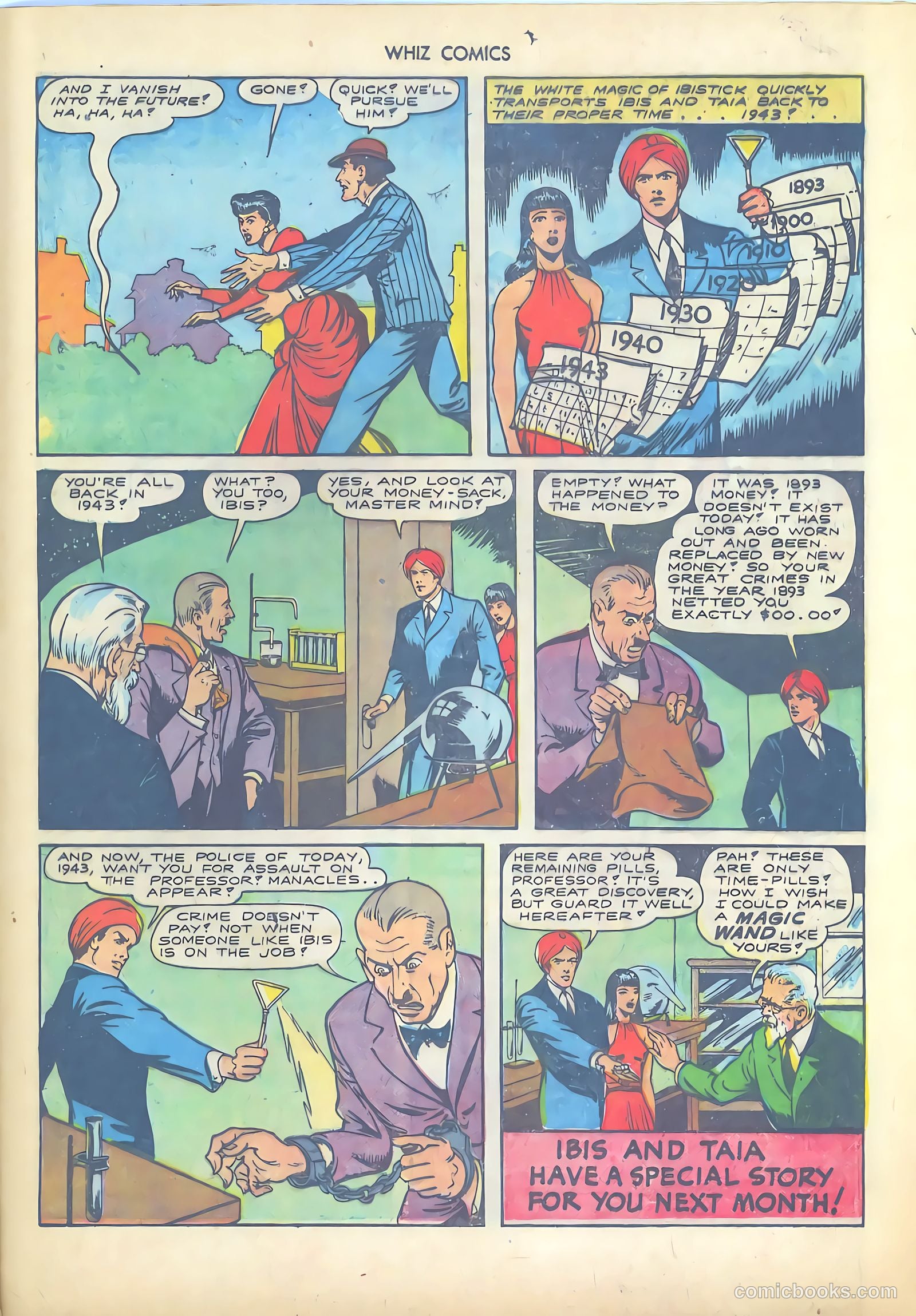 Whiz Comics #53 — page 40 of 50