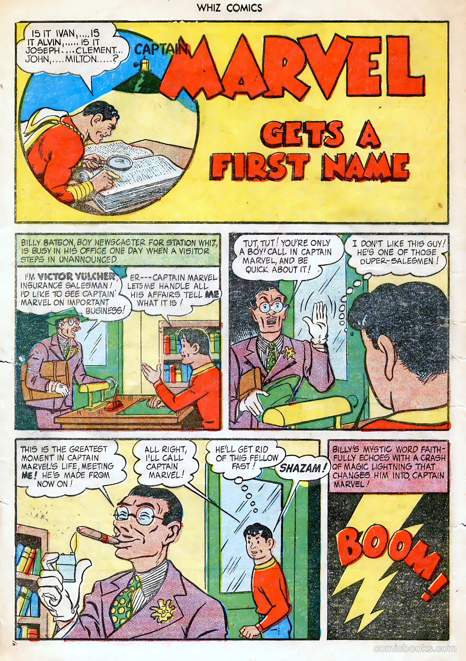 Whiz Comics #61 — page 4 of 36