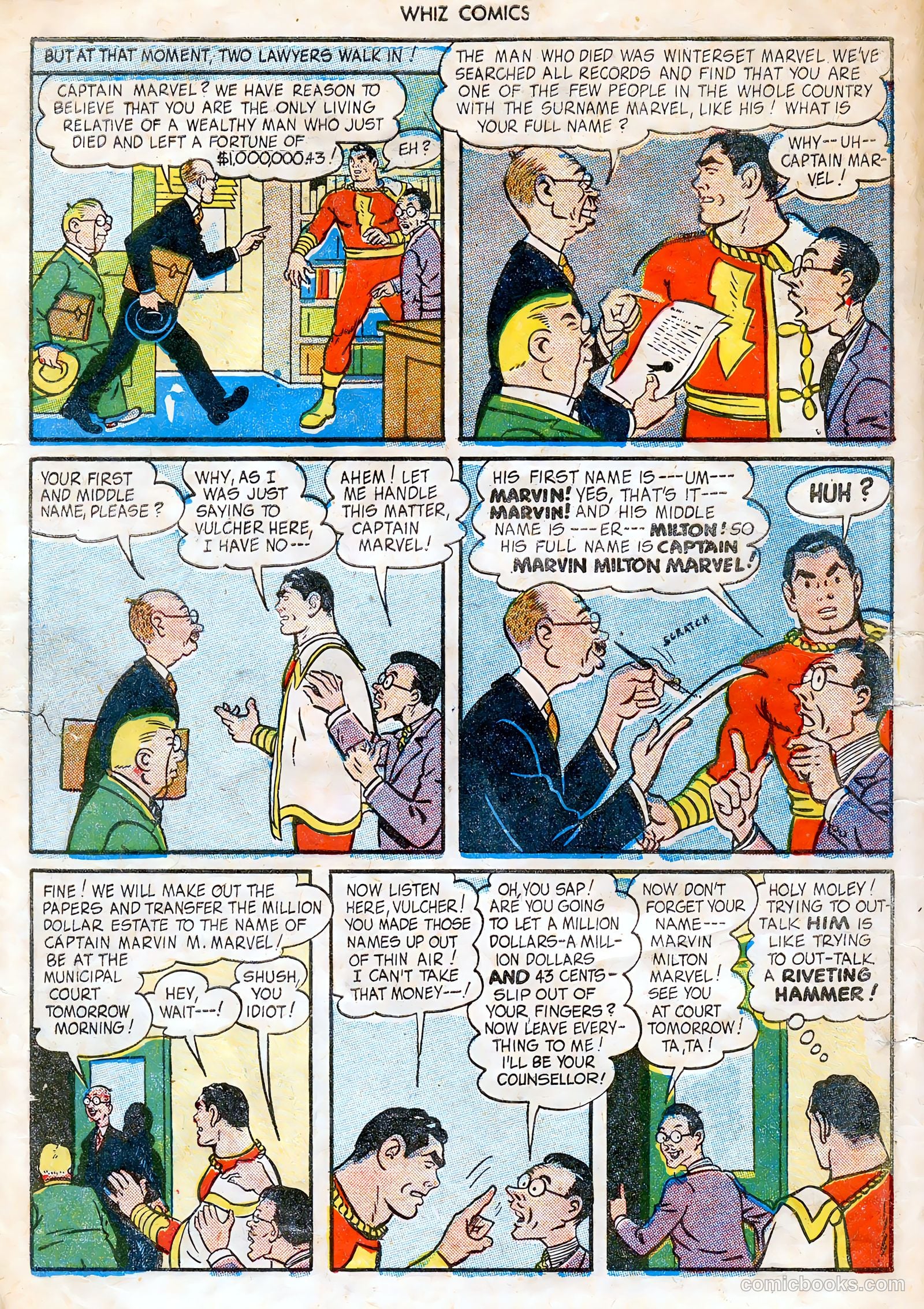 Whiz Comics #61 — page 6 of 36