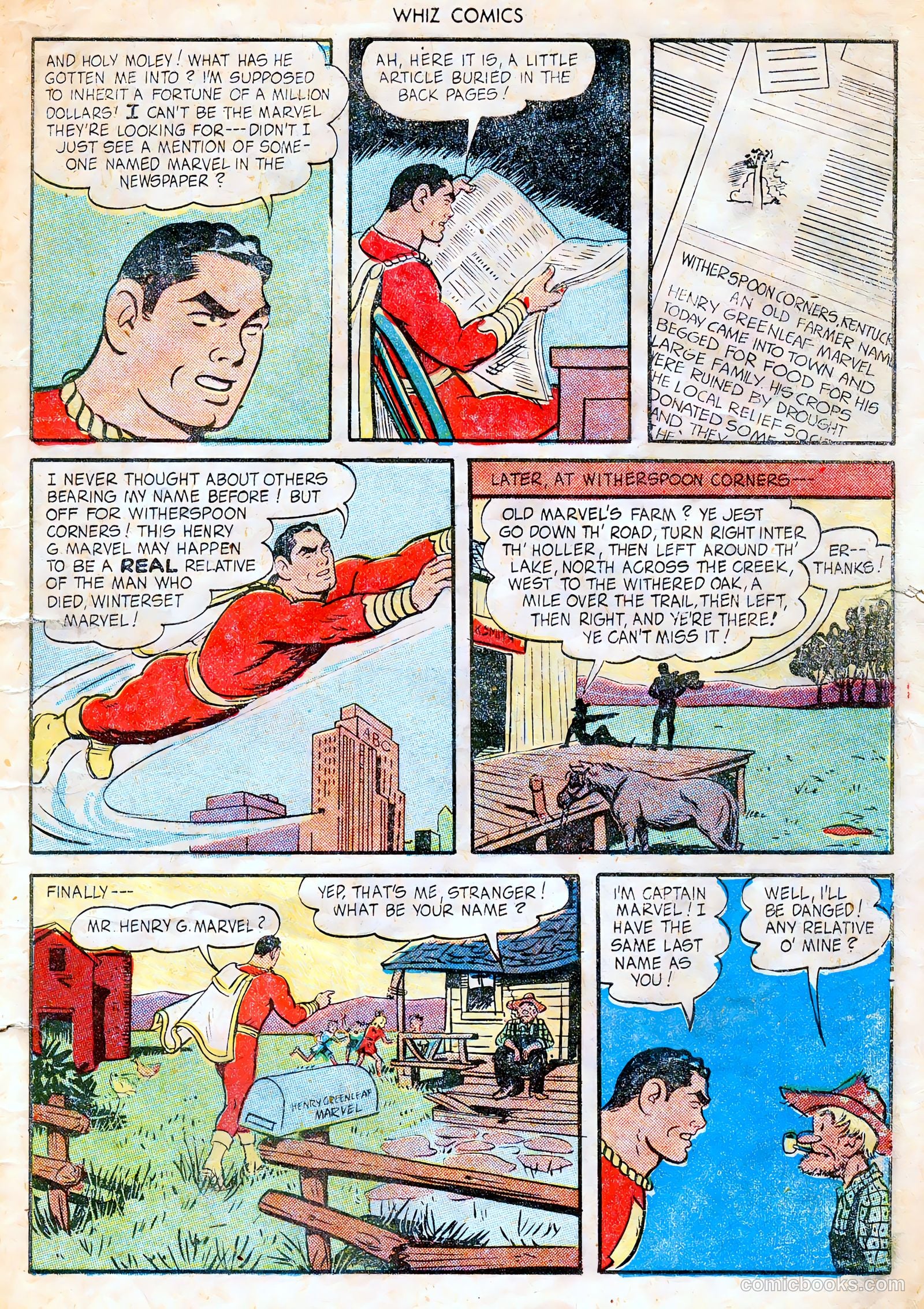 Whiz Comics #61 — page 7 of 36