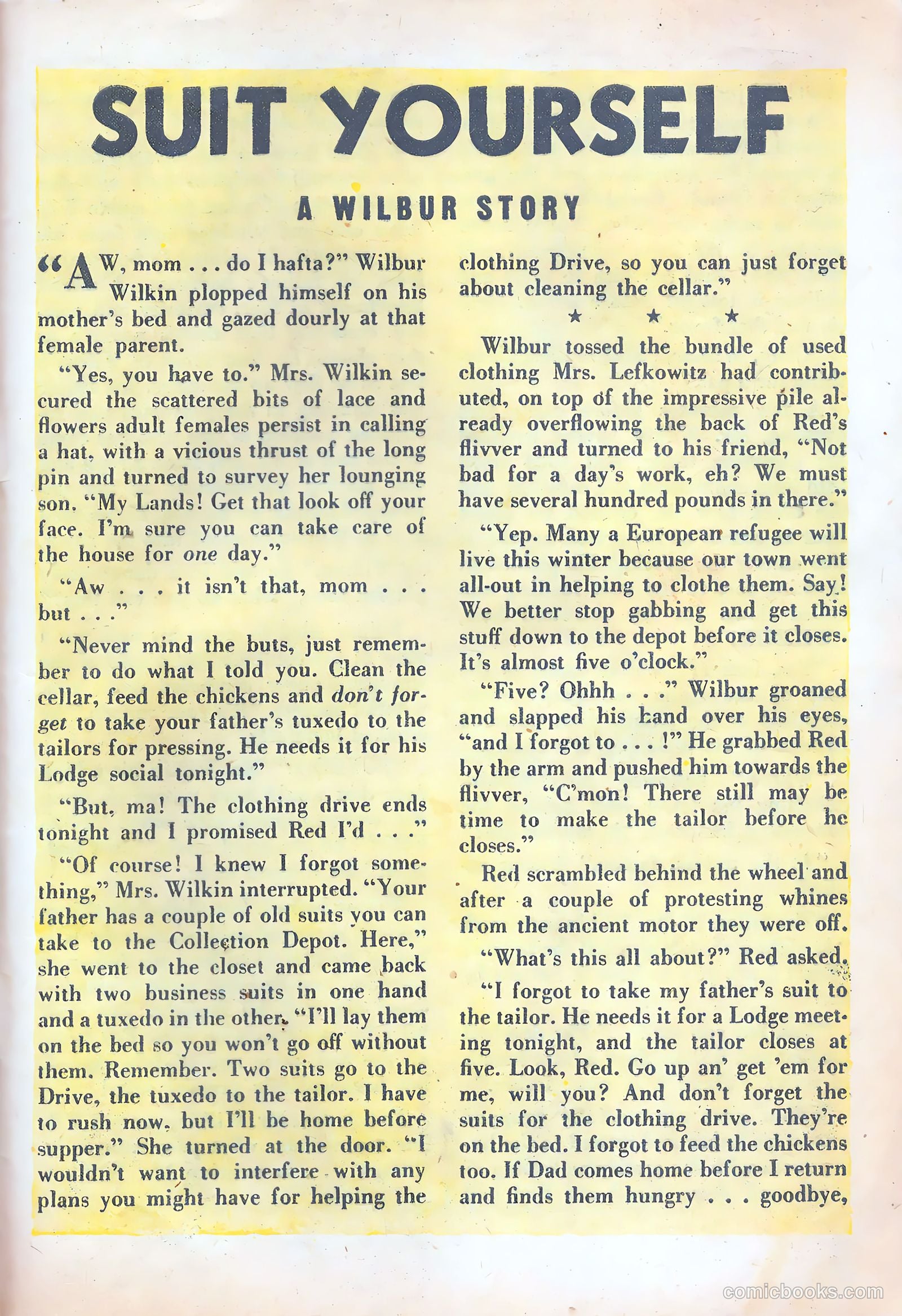 Wilbur Comics #22 — page 41 of 52