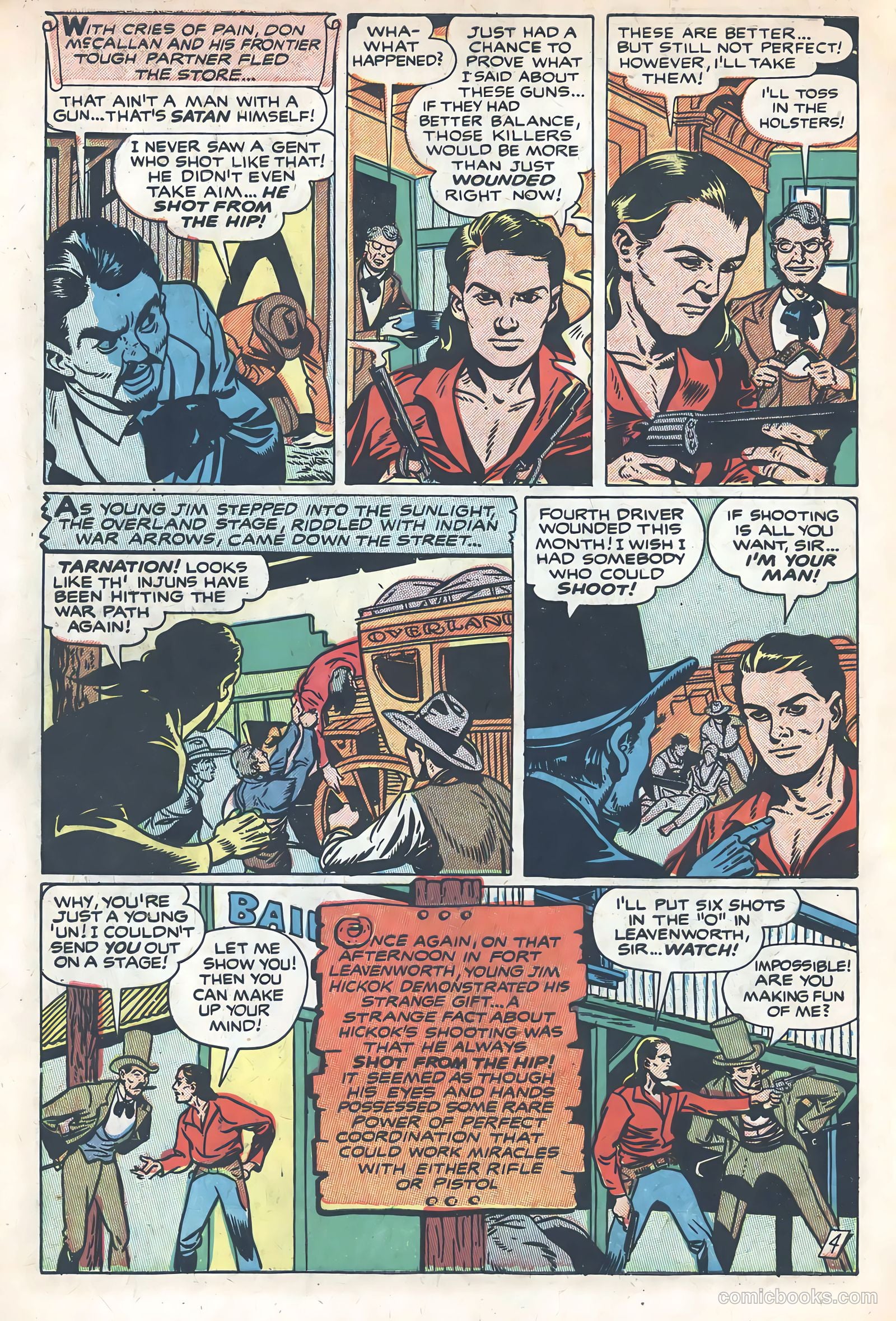 Wild Bill Hickok #1 — page 6 of 37