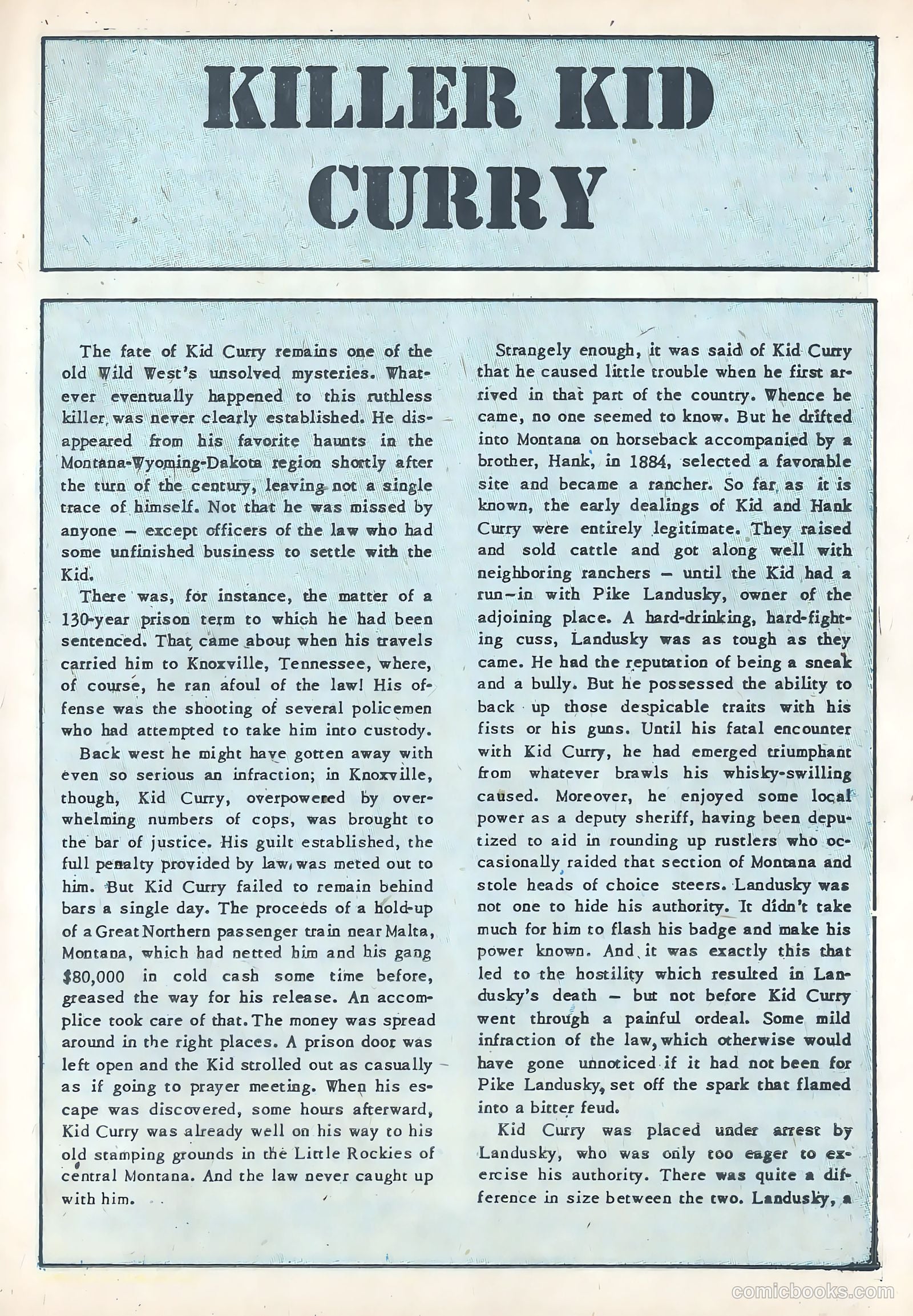 Wild Bill Hickok #10 — page 23 of 37