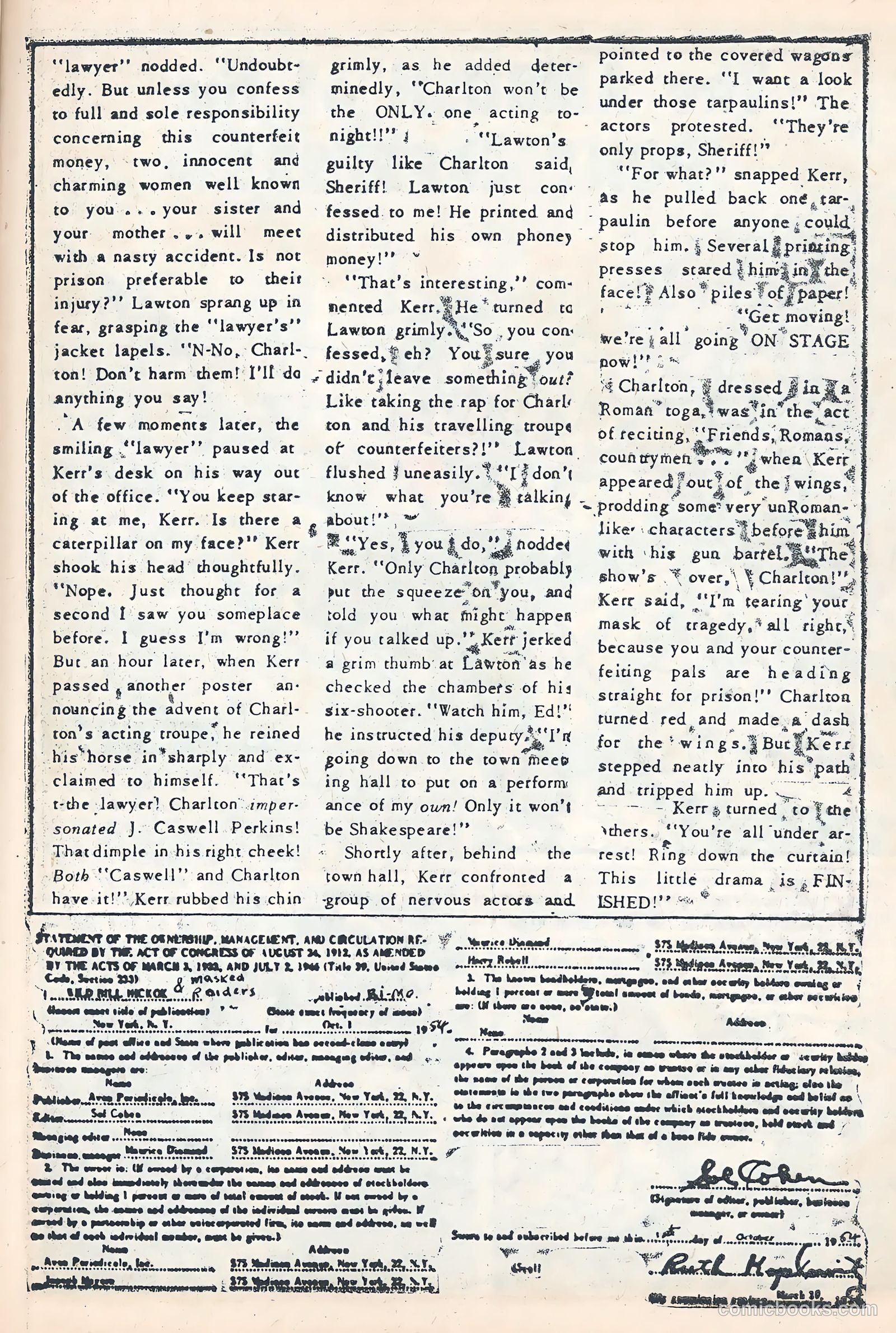 Wild Bill Hickok #23 — page 27 of 36