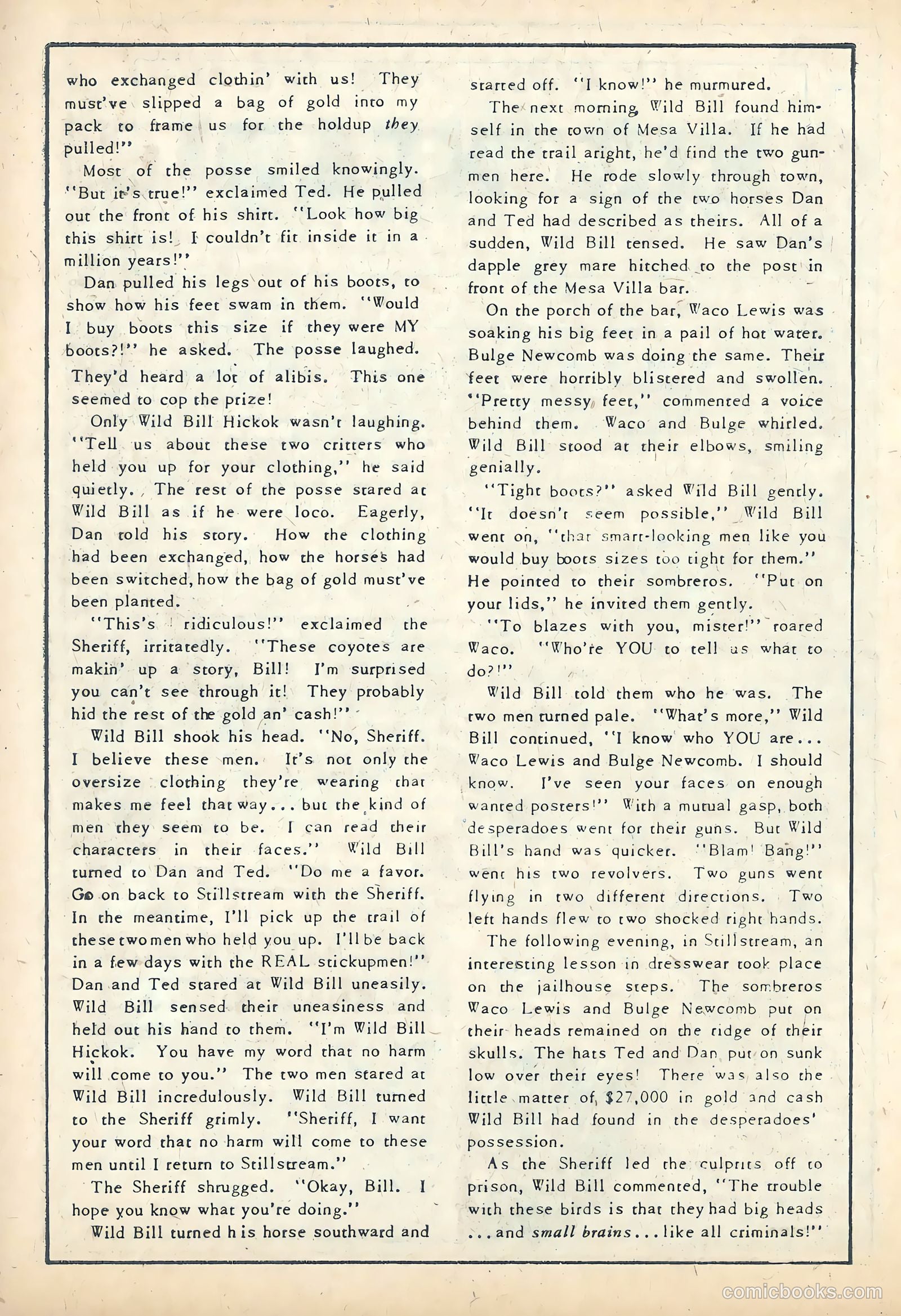 Wild Bill Hickok #25 — page 10 of 36