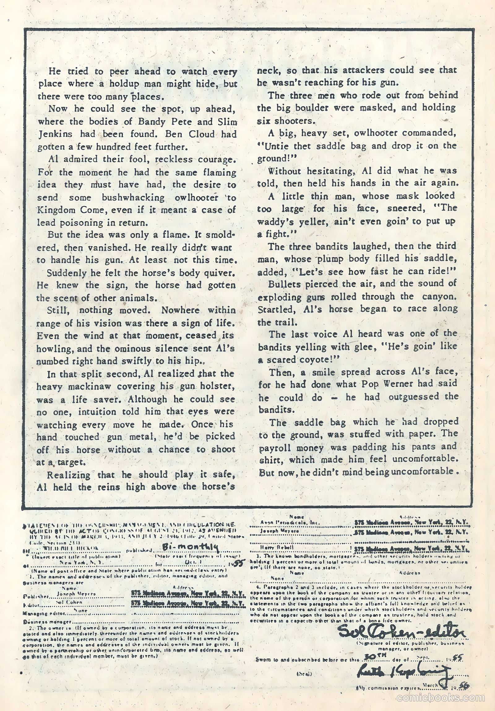 Wild Bill Hickok #27 — page 10 of 36