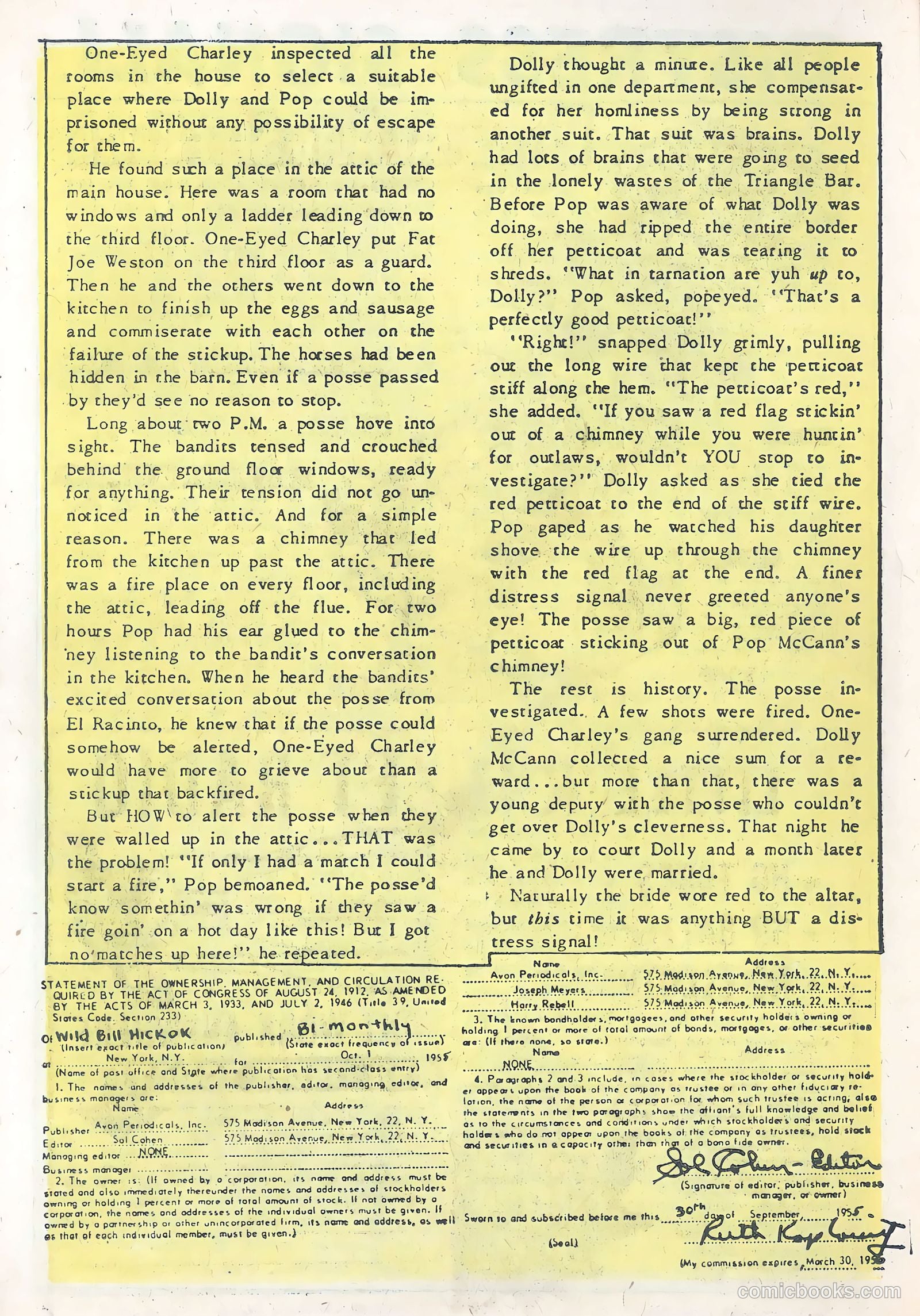 Wild Bill Hickok #28 — page 10 of 37