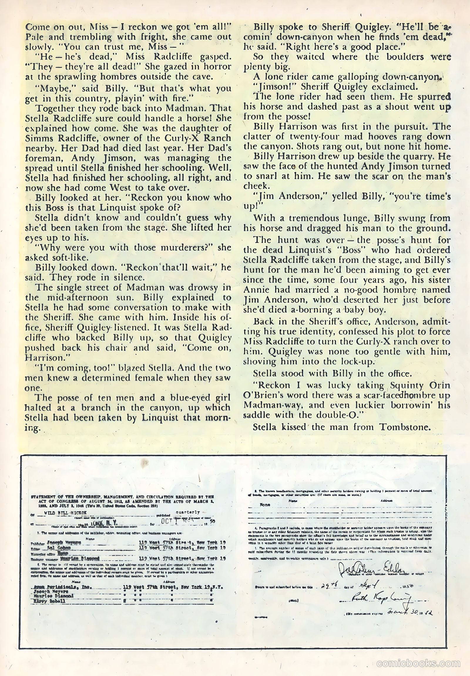 Wild Bill Hickok #7 — page 25 of 37