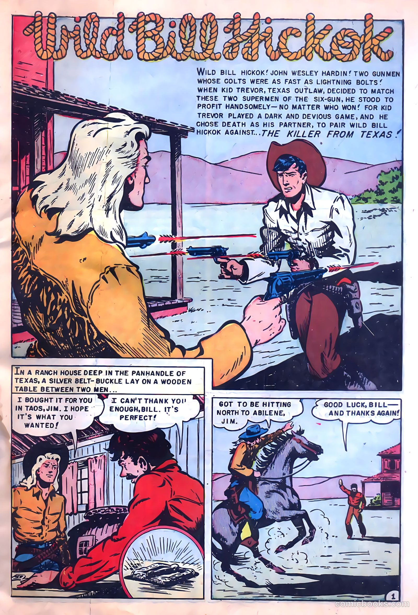 Wild Bill Hickok #9 — page 3 of 36
