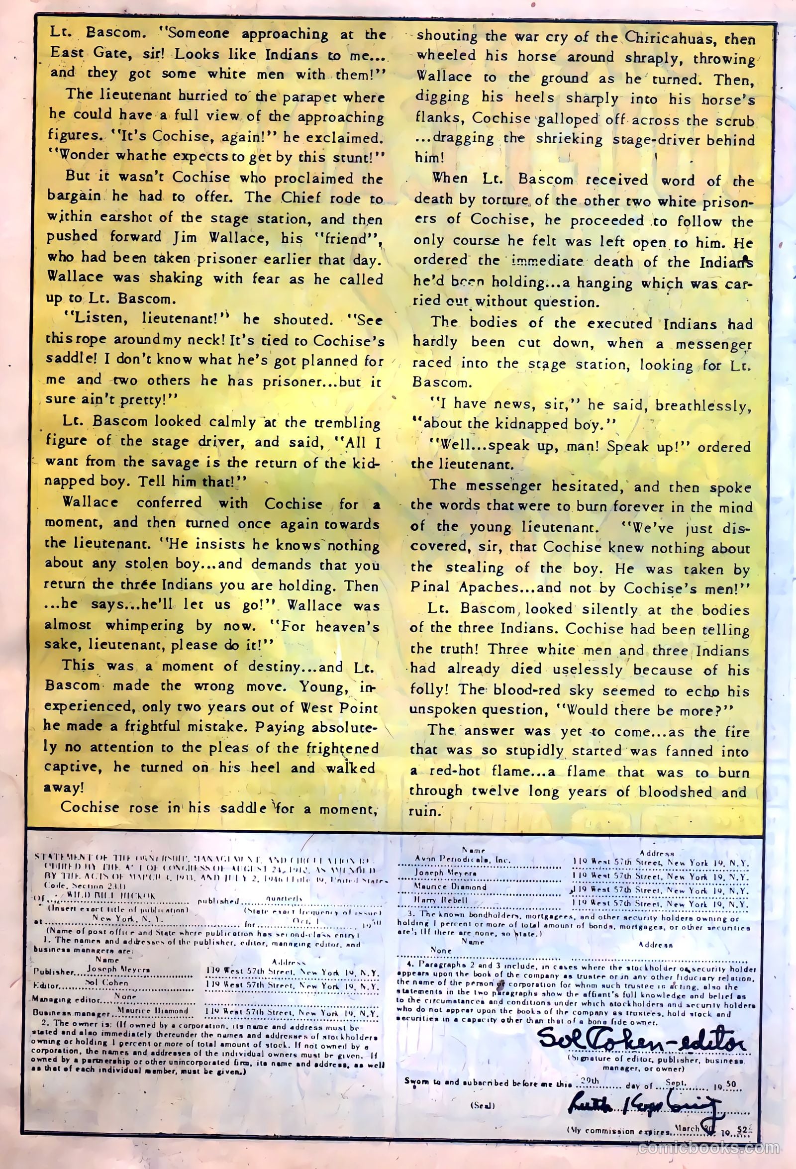 Wild Bill Hickok #9 — page 27 of 36