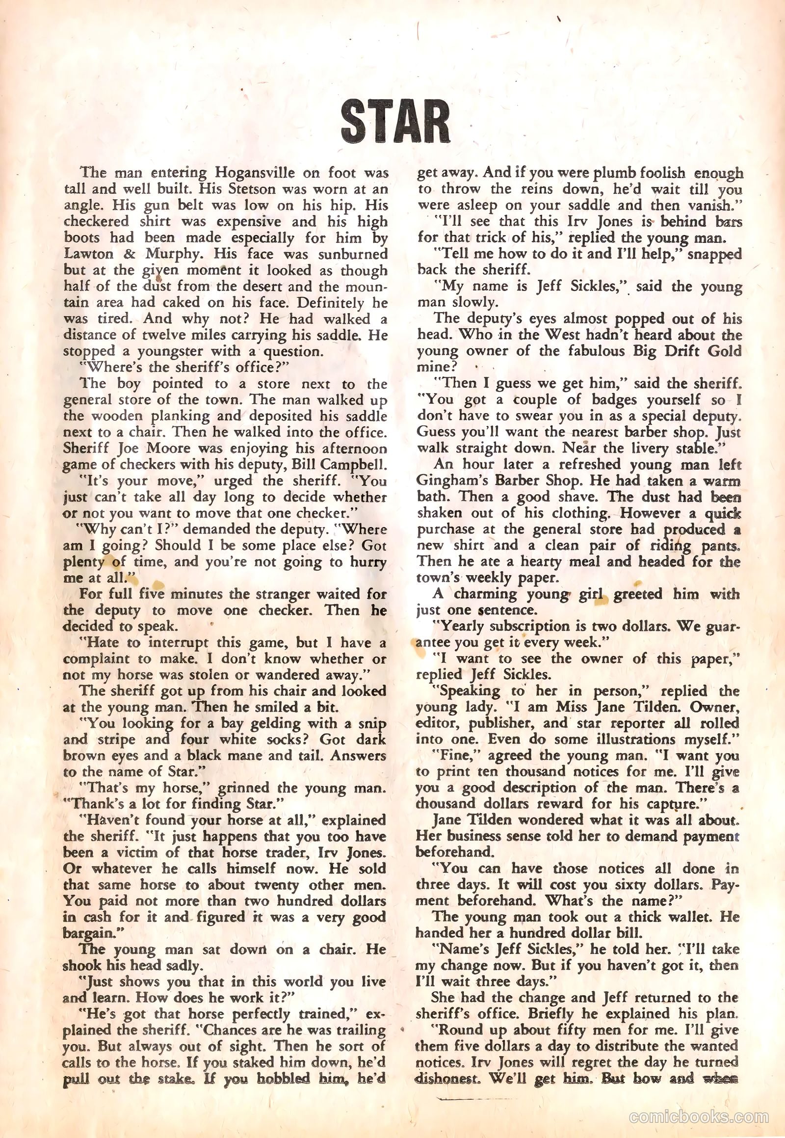 Wild Bill Hickok and Jingles #68 — page 25 of 36