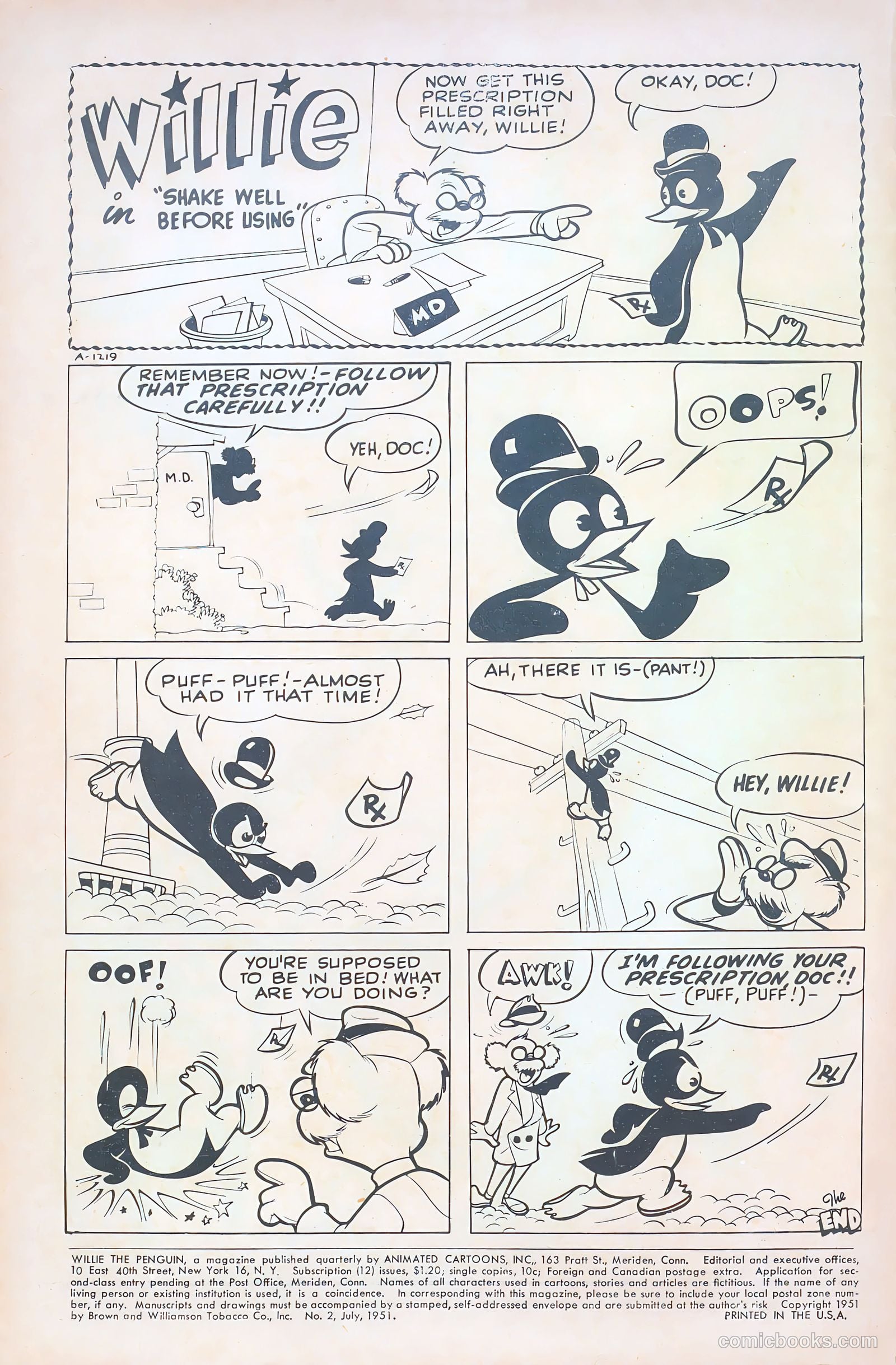 Willie the Penguin #2 — page 2 of 36