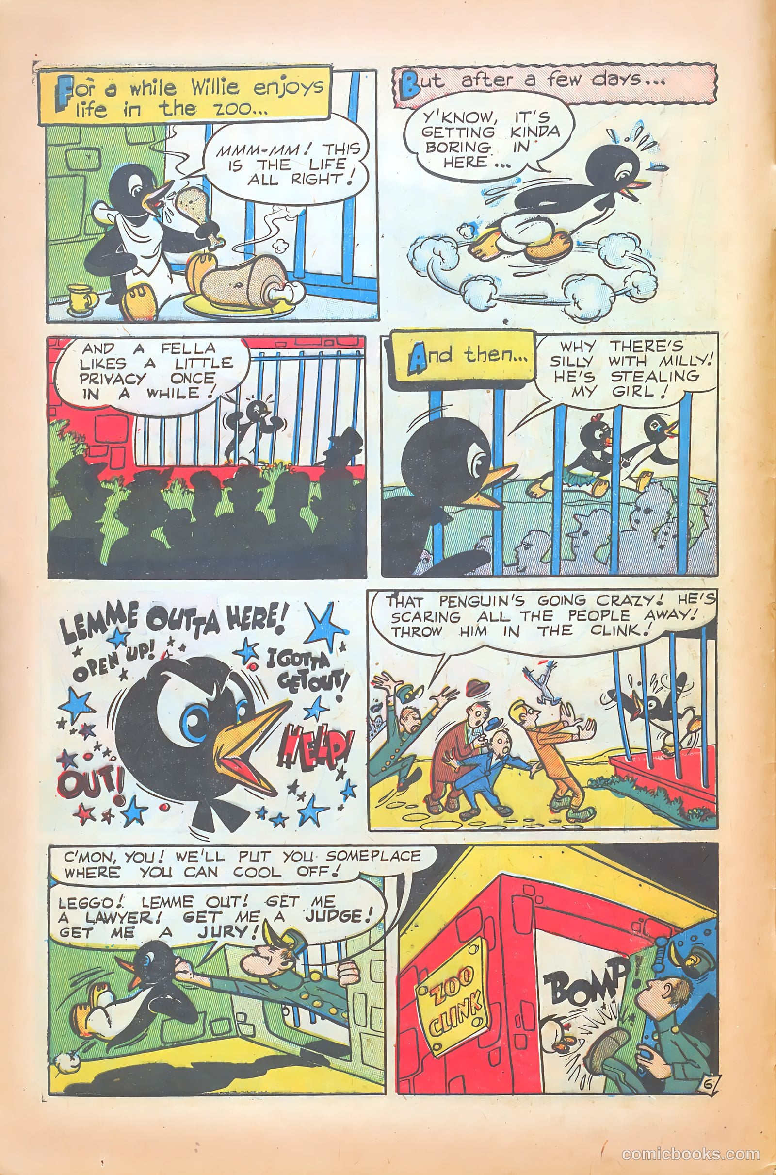 Willie the Penguin #5 — page 8 of 36