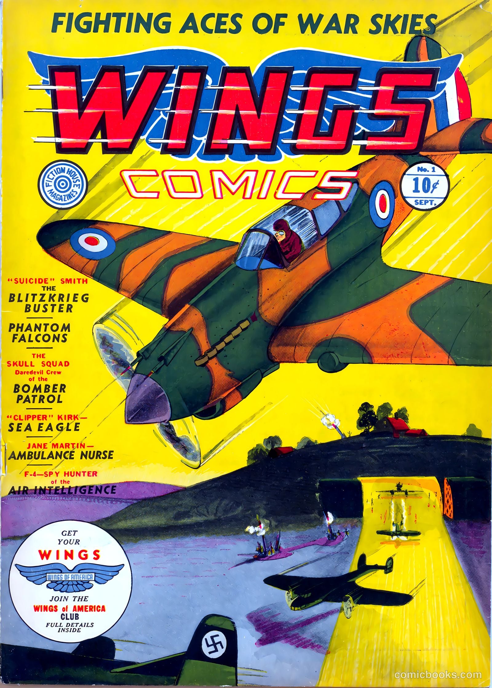 Wings Comics #1 — page 1 of 68