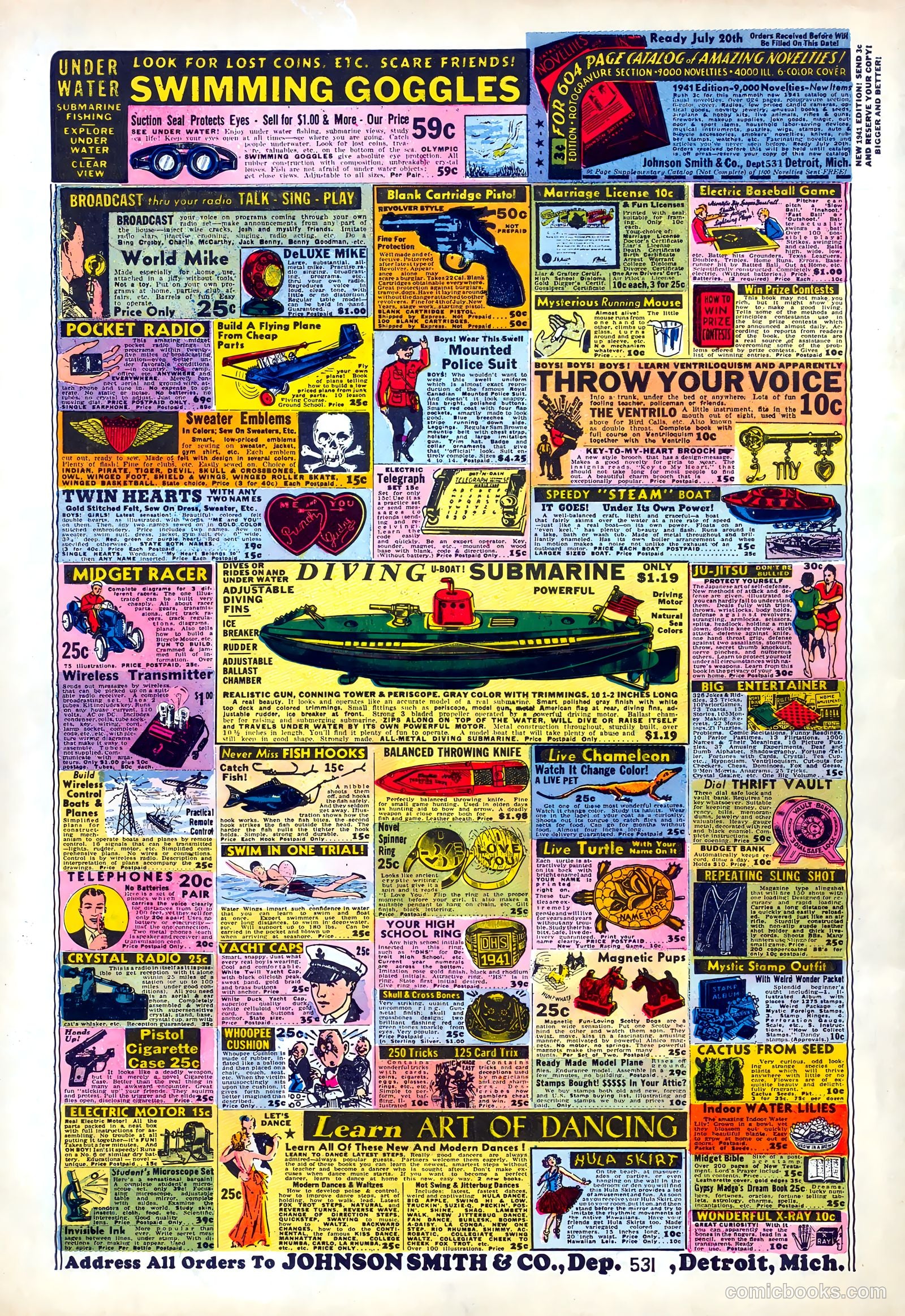 Wings Comics #1 — page 68 of 68