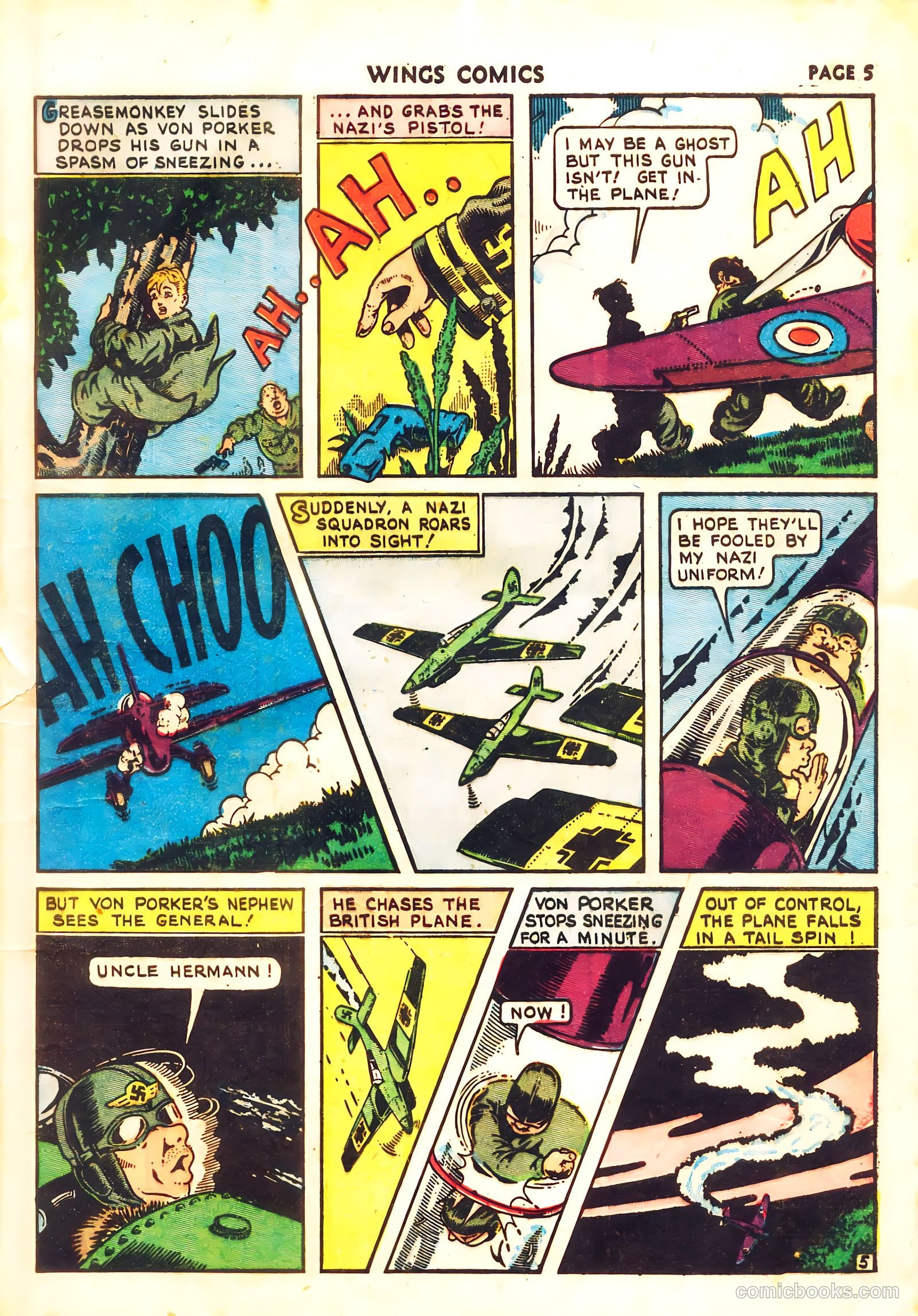 Wings Comics #11 — page 7 of 68