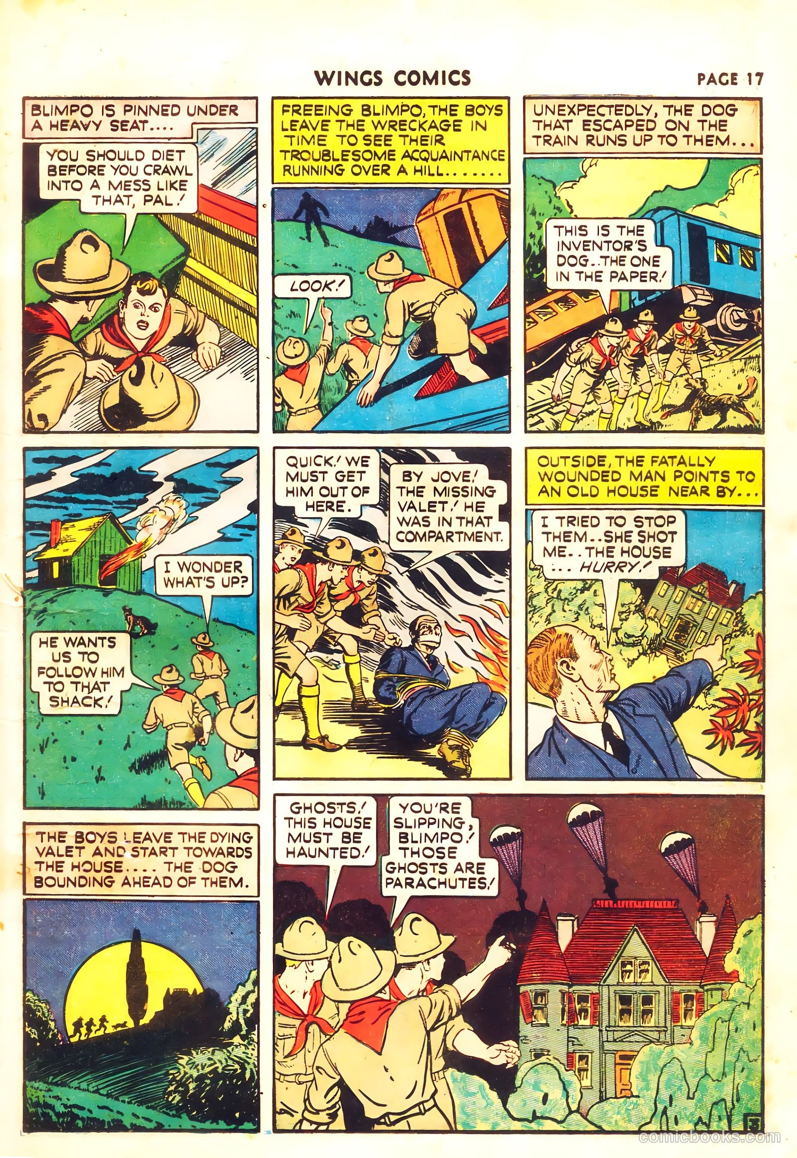 Wings Comics #11 — page 19 of 68