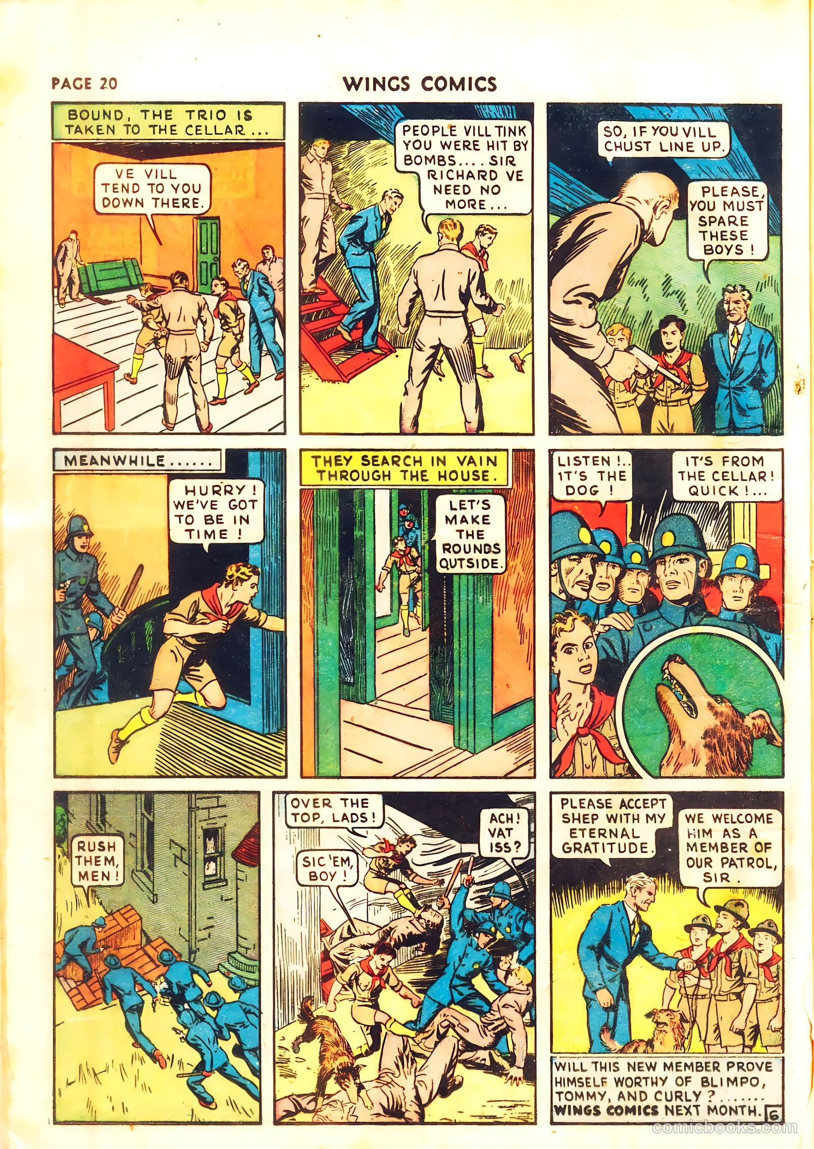 Wings Comics #11 — page 22 of 68