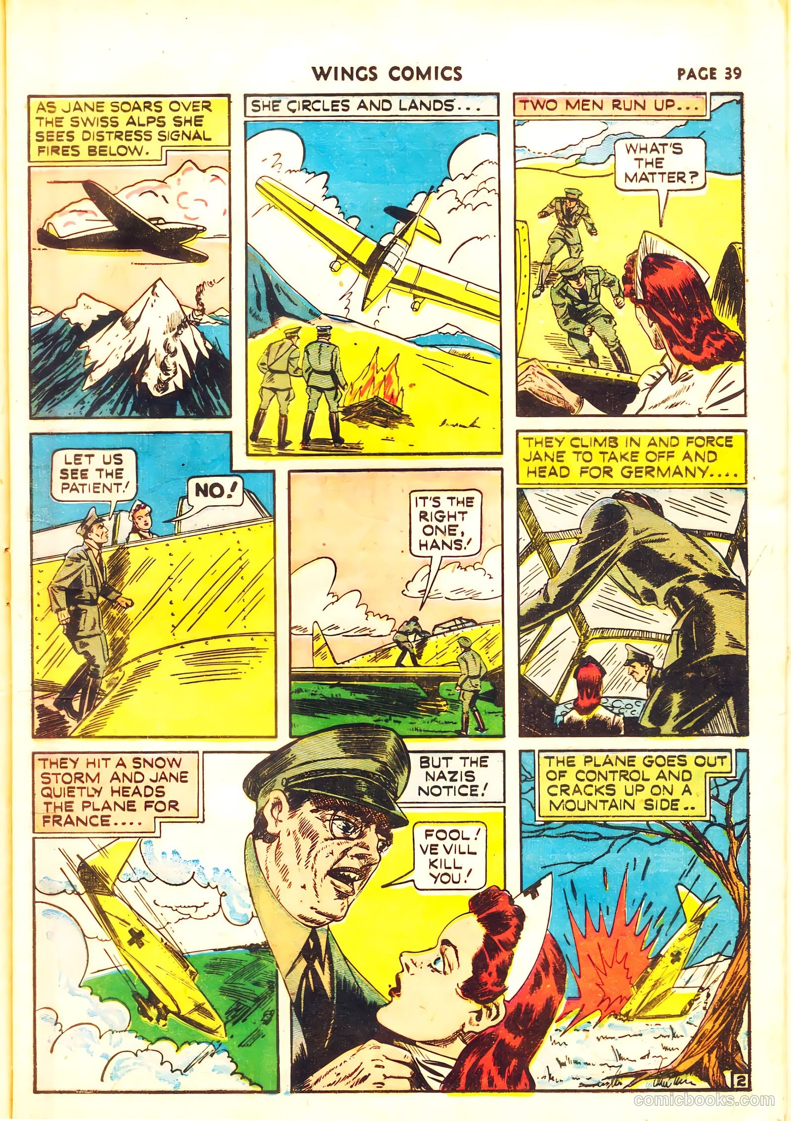 Wings Comics #11 — page 41 of 68