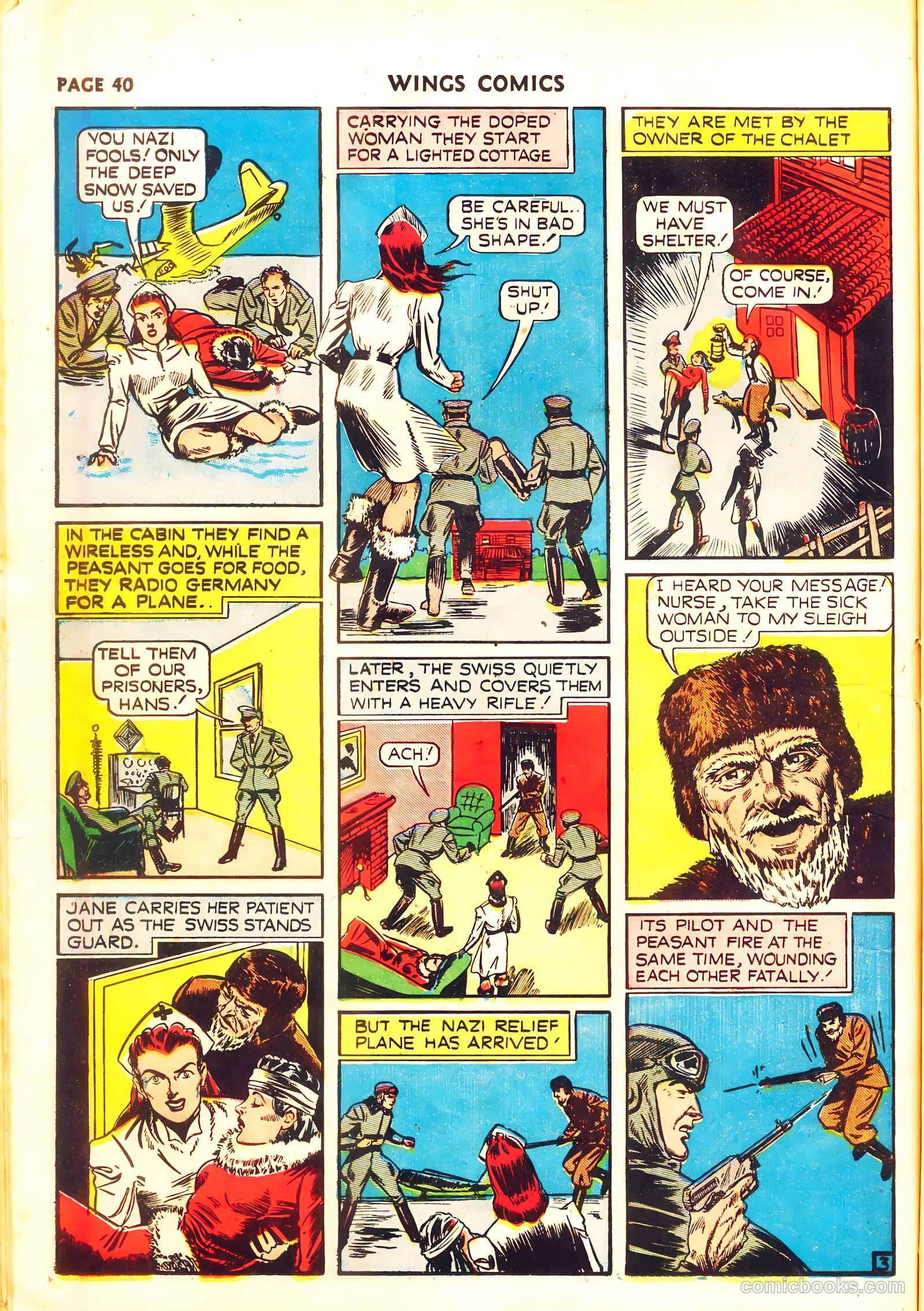 Wings Comics #11 — page 42 of 68