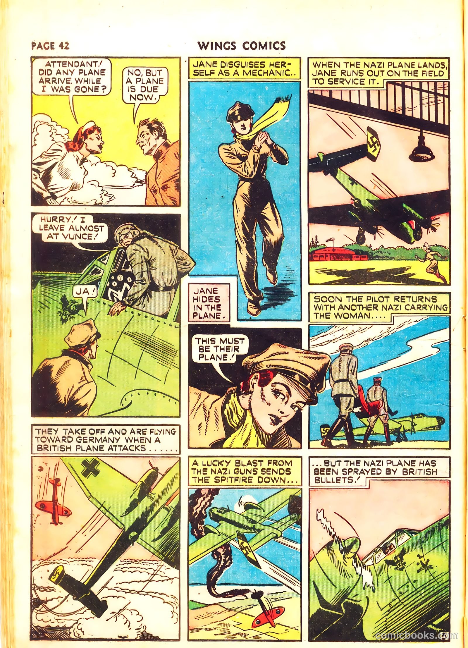 Wings Comics #11 — page 44 of 68