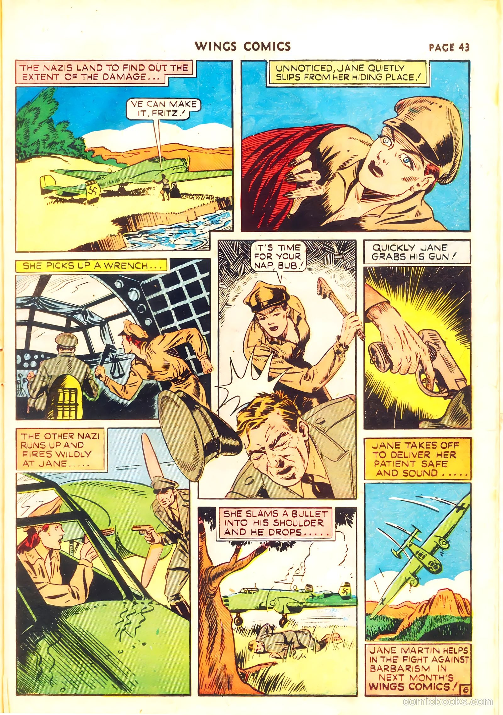 Wings Comics #11 — page 45 of 68