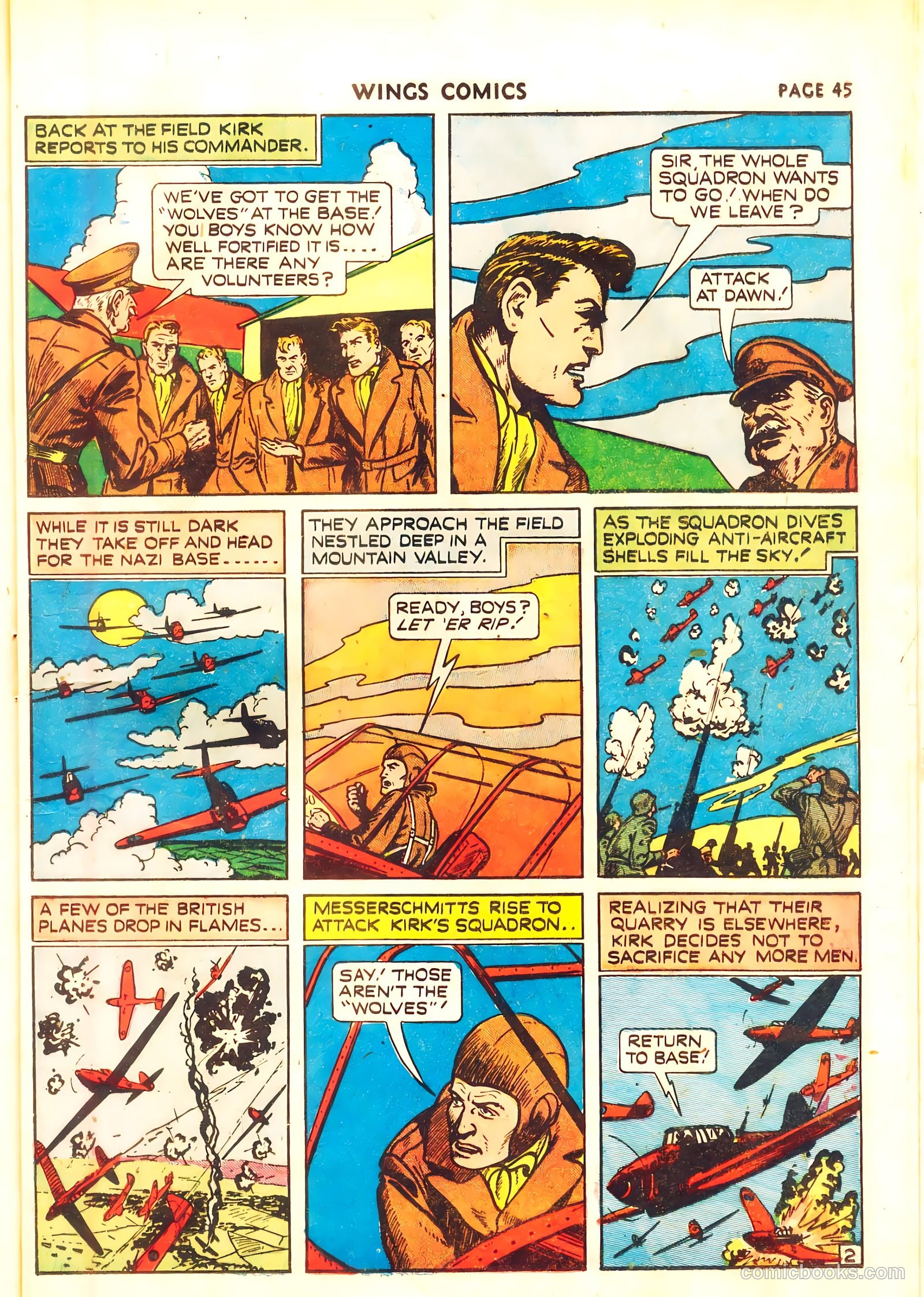 Wings Comics #11 — page 47 of 68