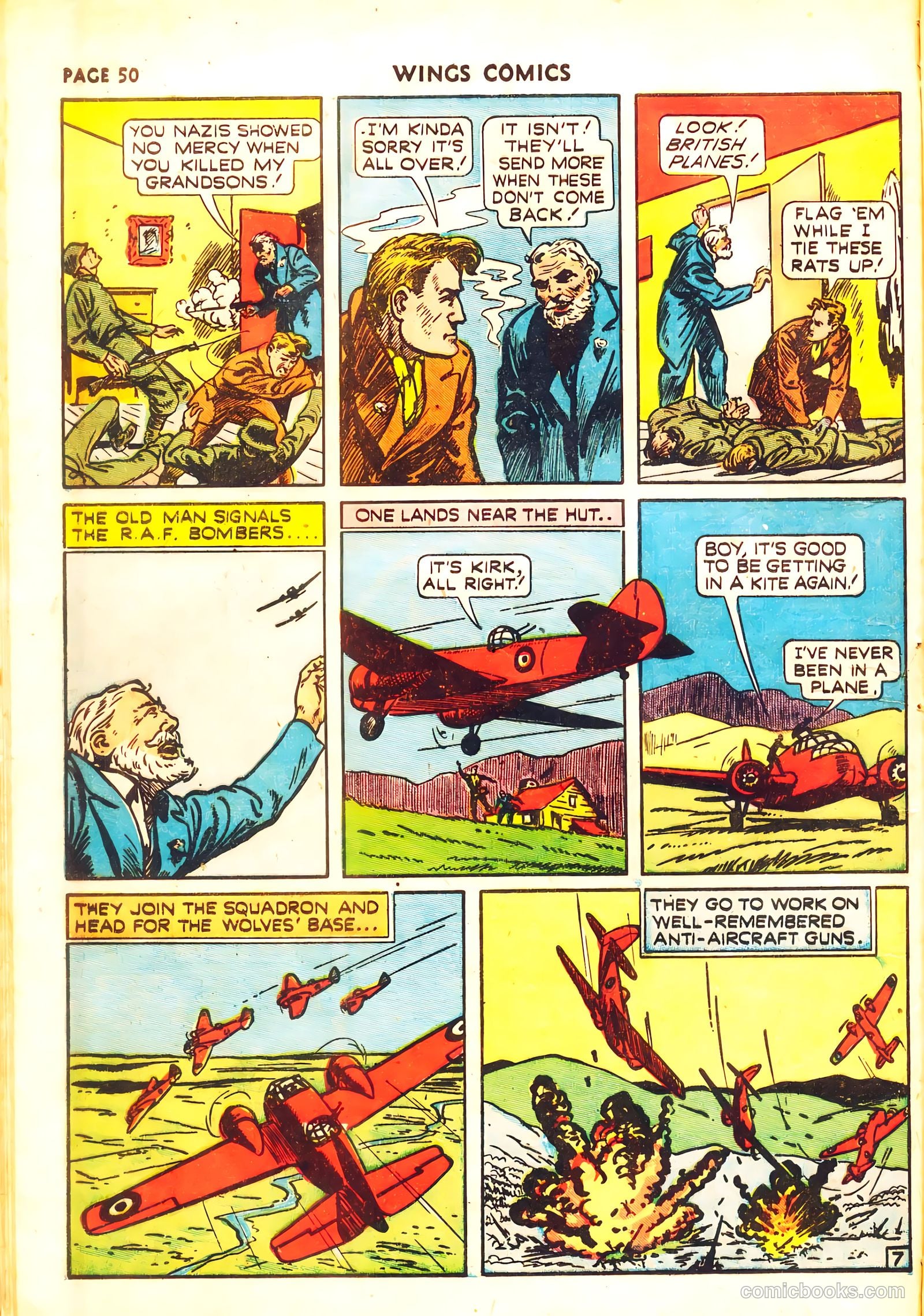 Wings Comics #11 — page 52 of 68