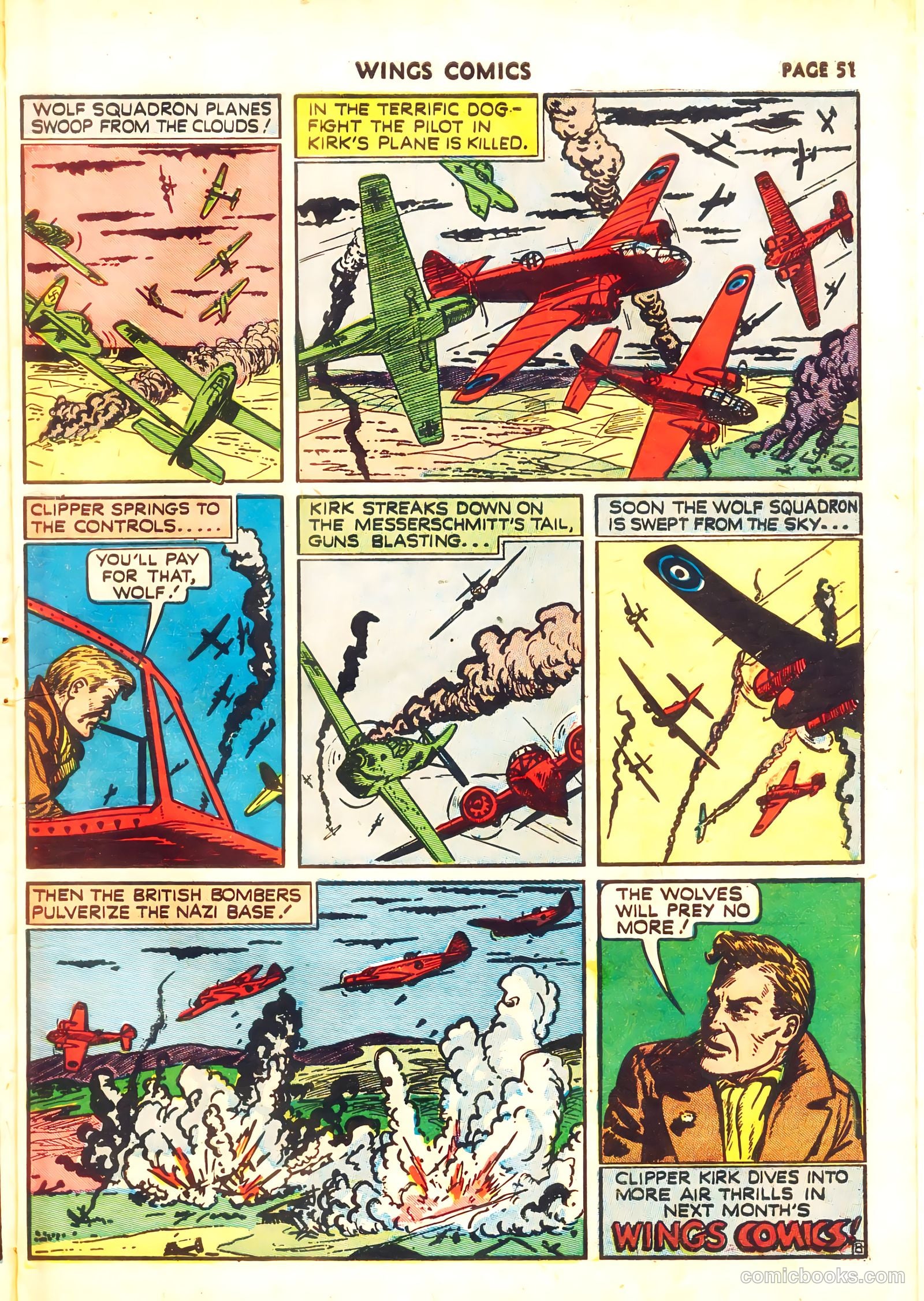 Wings Comics #11 — page 53 of 68