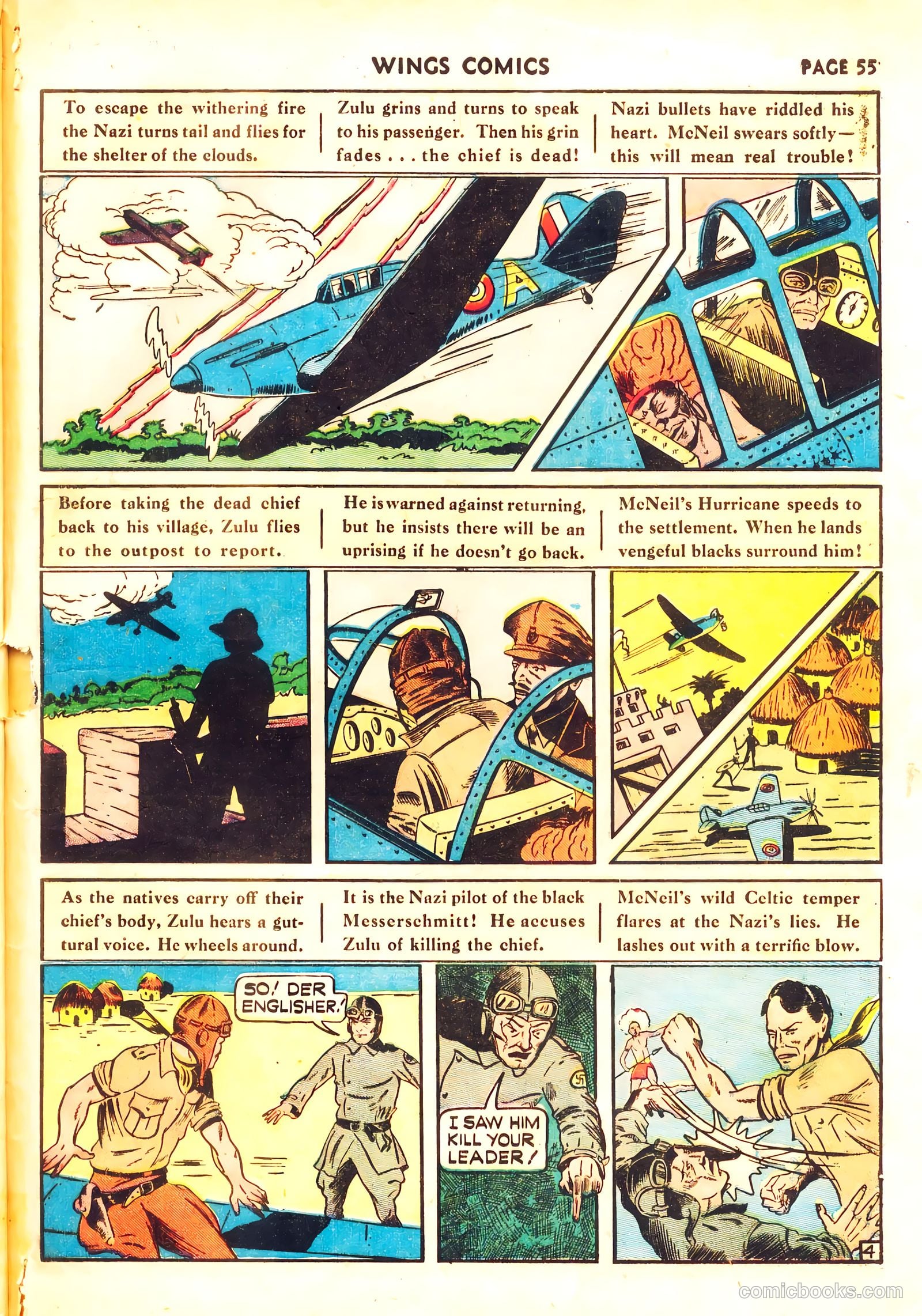 Wings Comics #11 — page 57 of 68