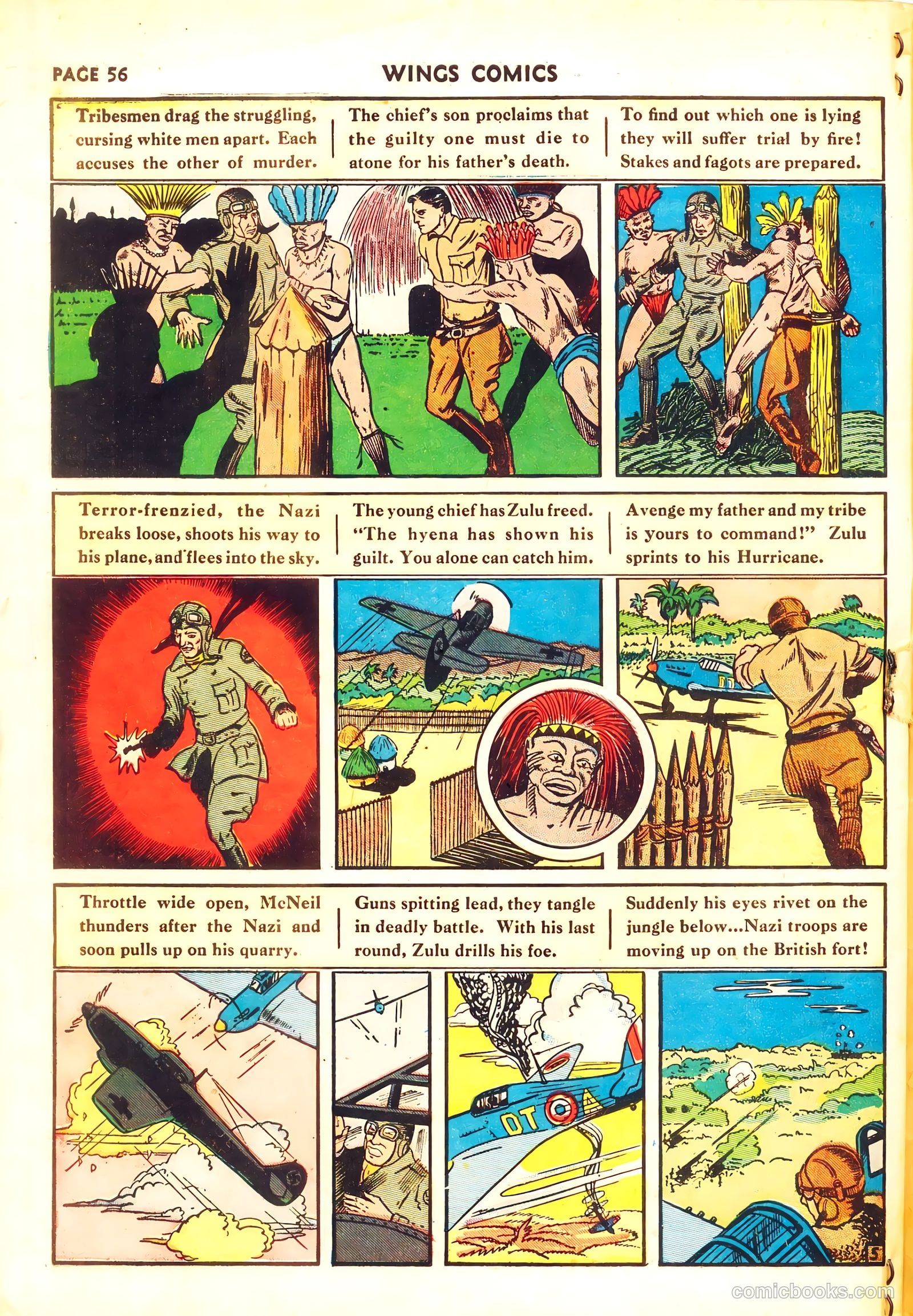 Wings Comics #11 — page 58 of 68