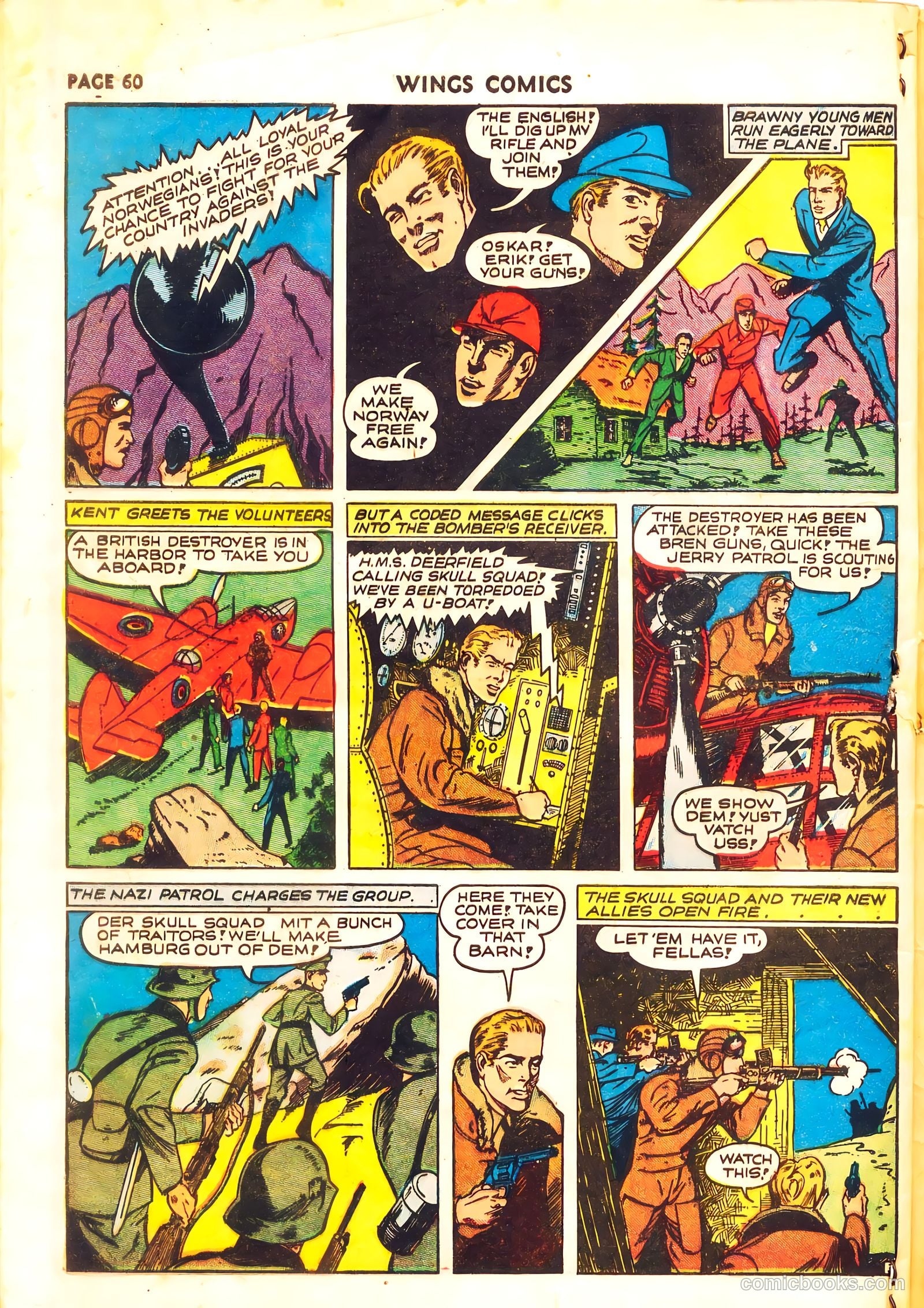 Wings Comics #11 — page 62 of 68
