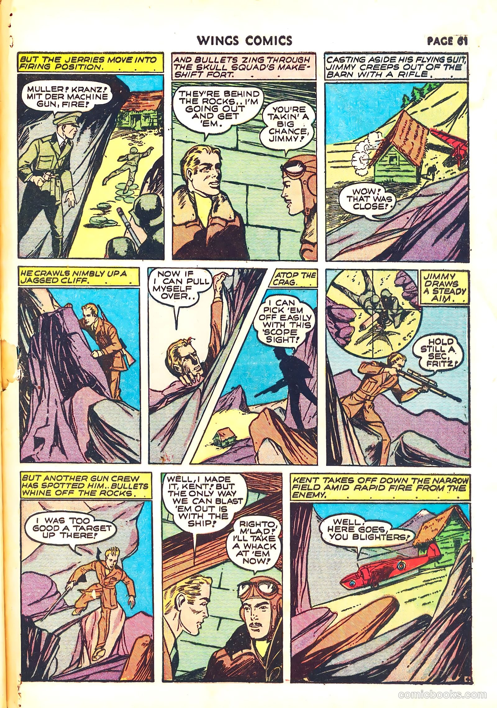 Wings Comics #11 — page 63 of 68