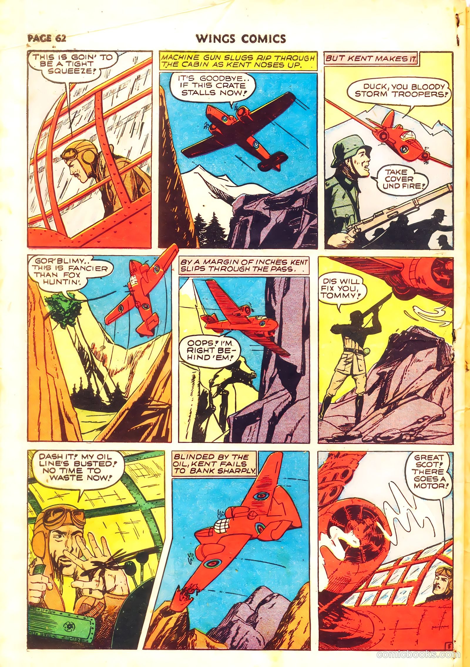 Wings Comics #11 — page 64 of 68