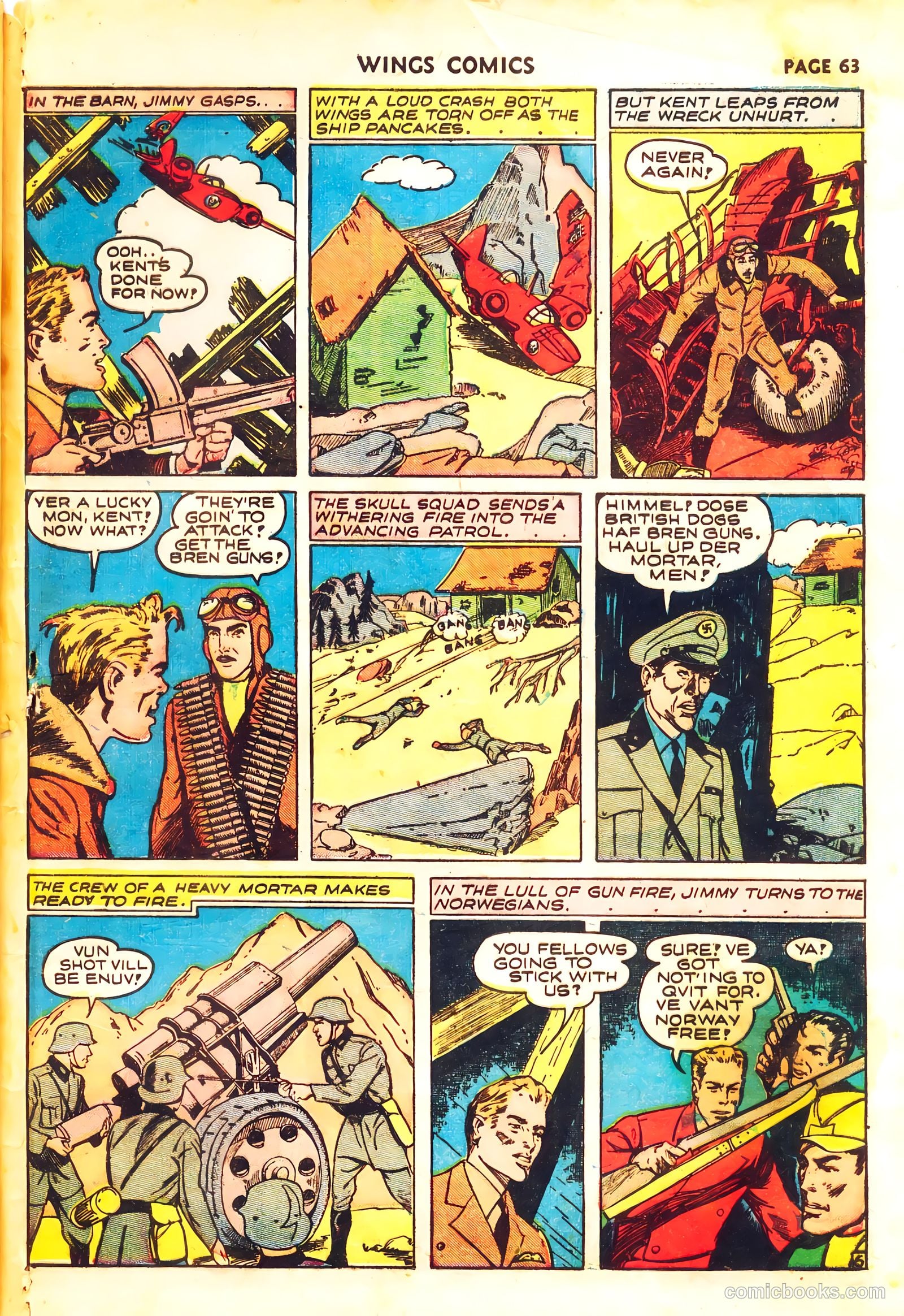 Wings Comics #11 — page 65 of 68