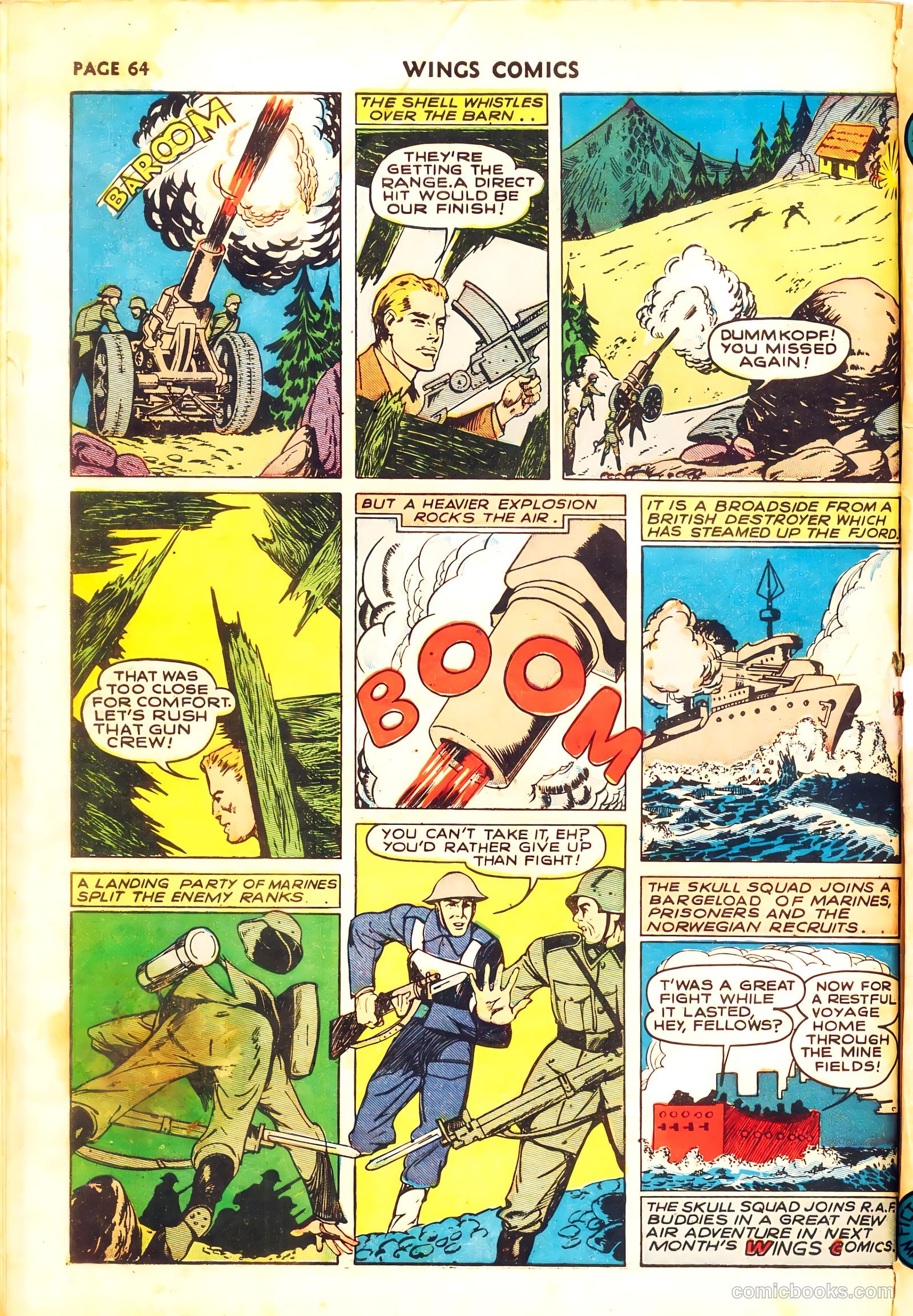 Wings Comics #11 — page 66 of 68