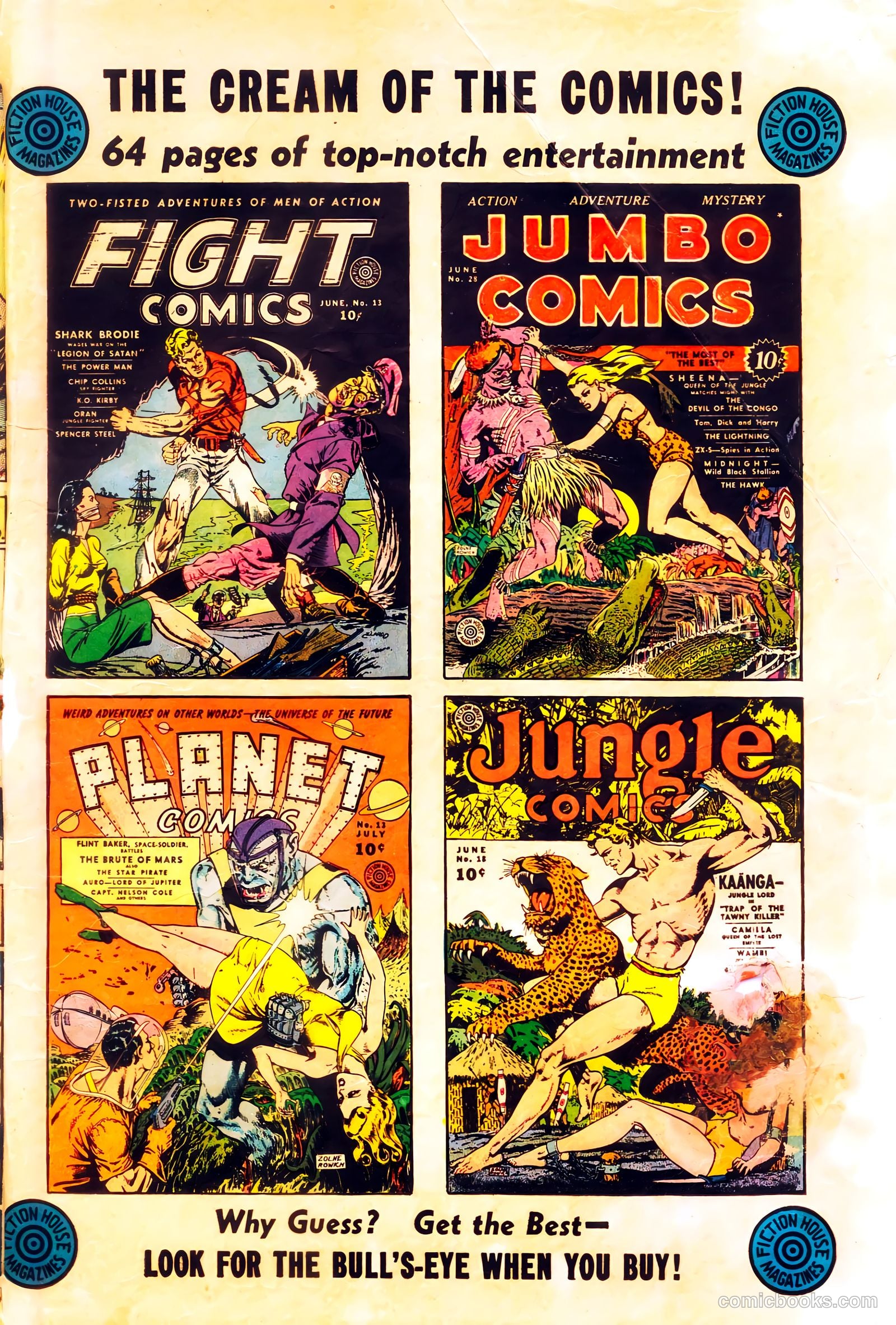 Wings Comics #11 — page 67 of 68