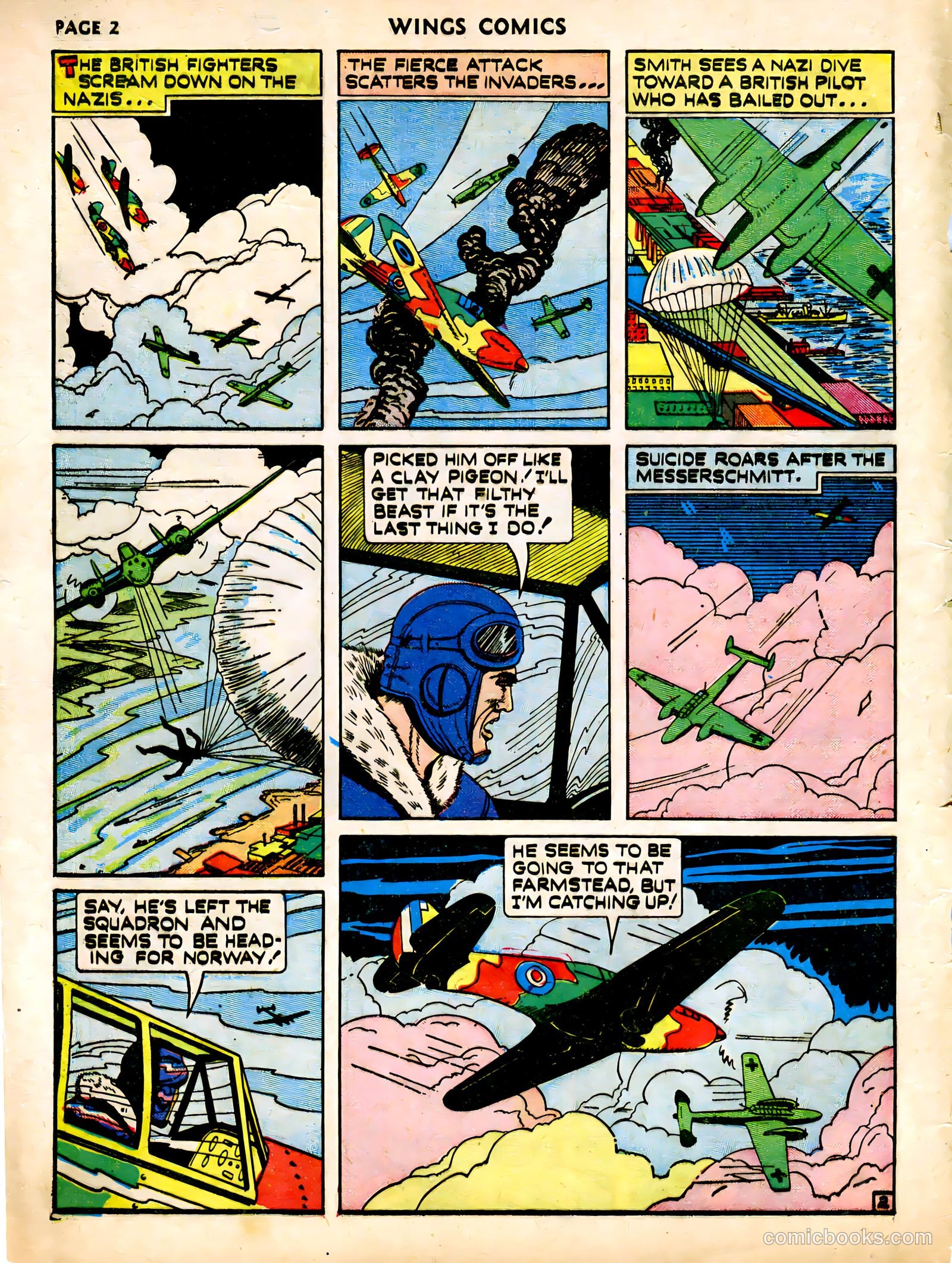 Wings Comics #12 — page 4 of 68