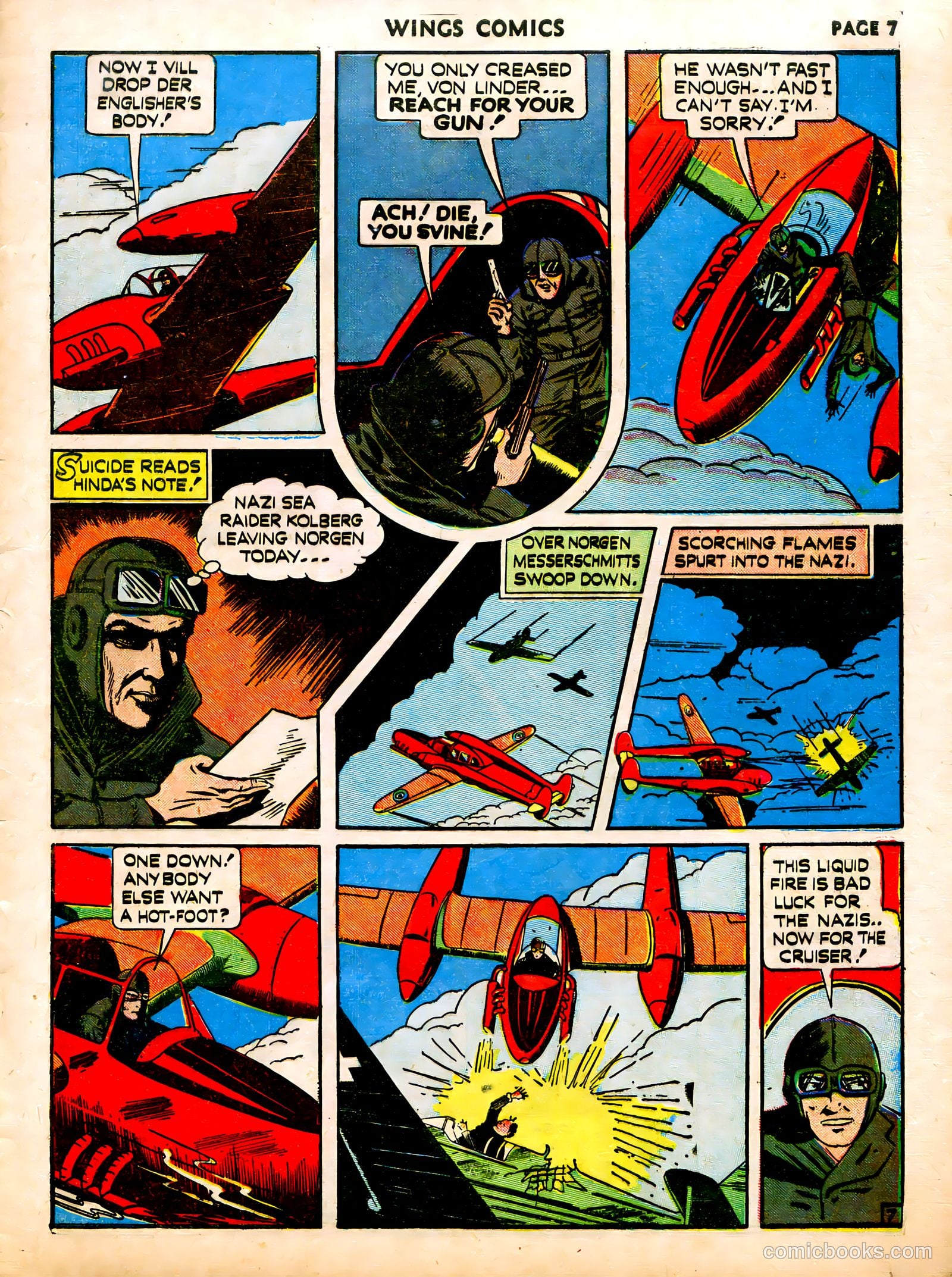 Wings Comics #12 — page 9 of 68