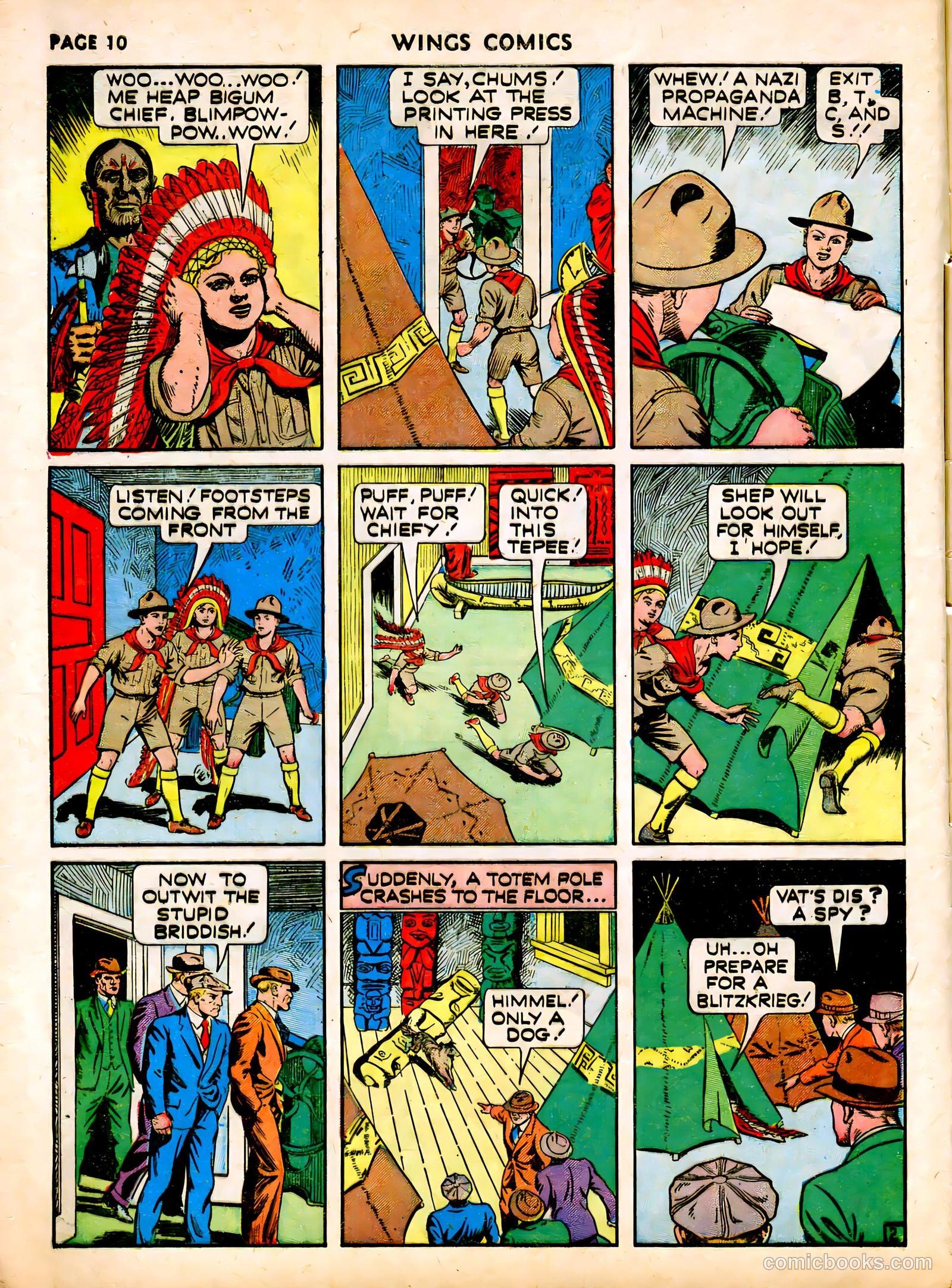 Wings Comics #12 — page 12 of 68