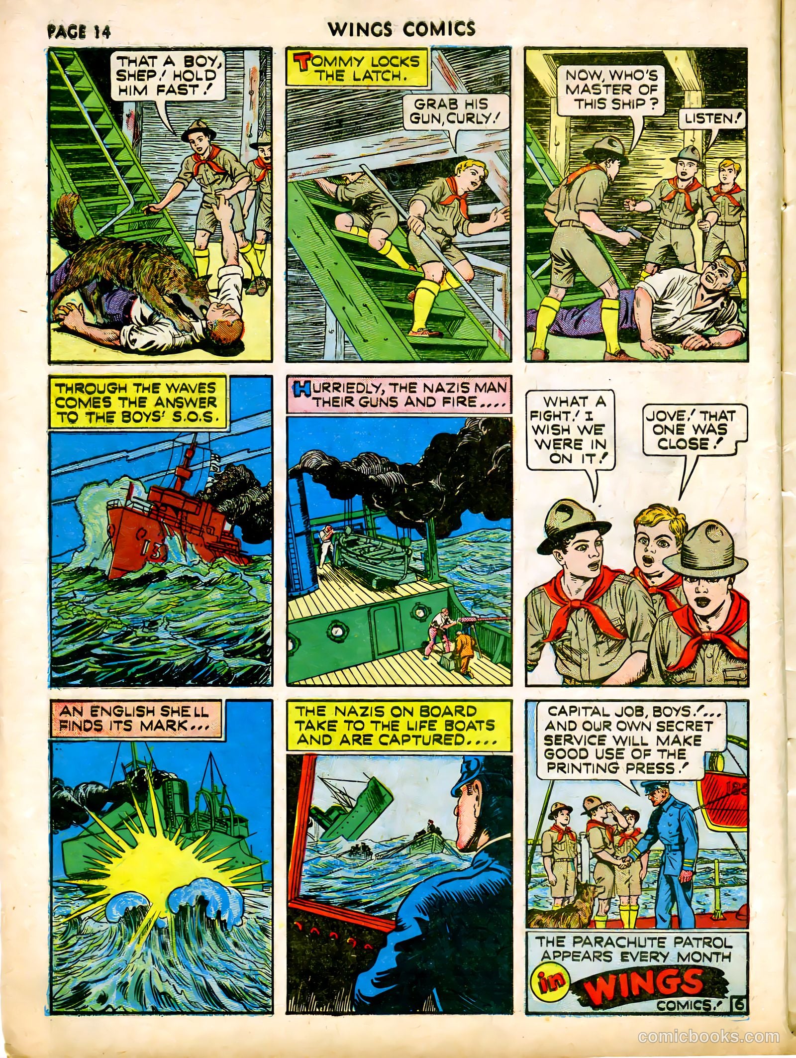 Wings Comics #12 — page 16 of 68