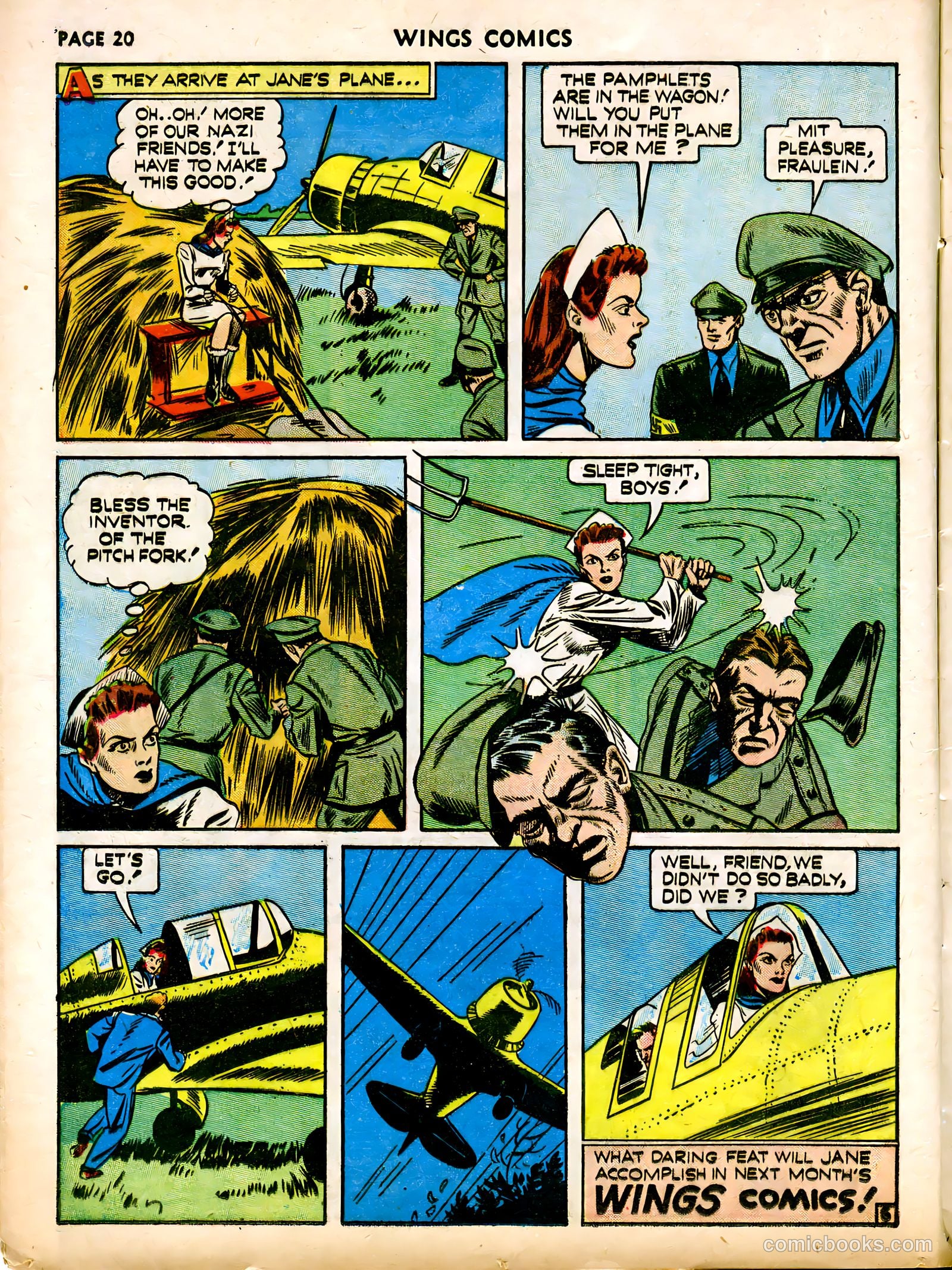 Wings Comics #12 — page 22 of 68