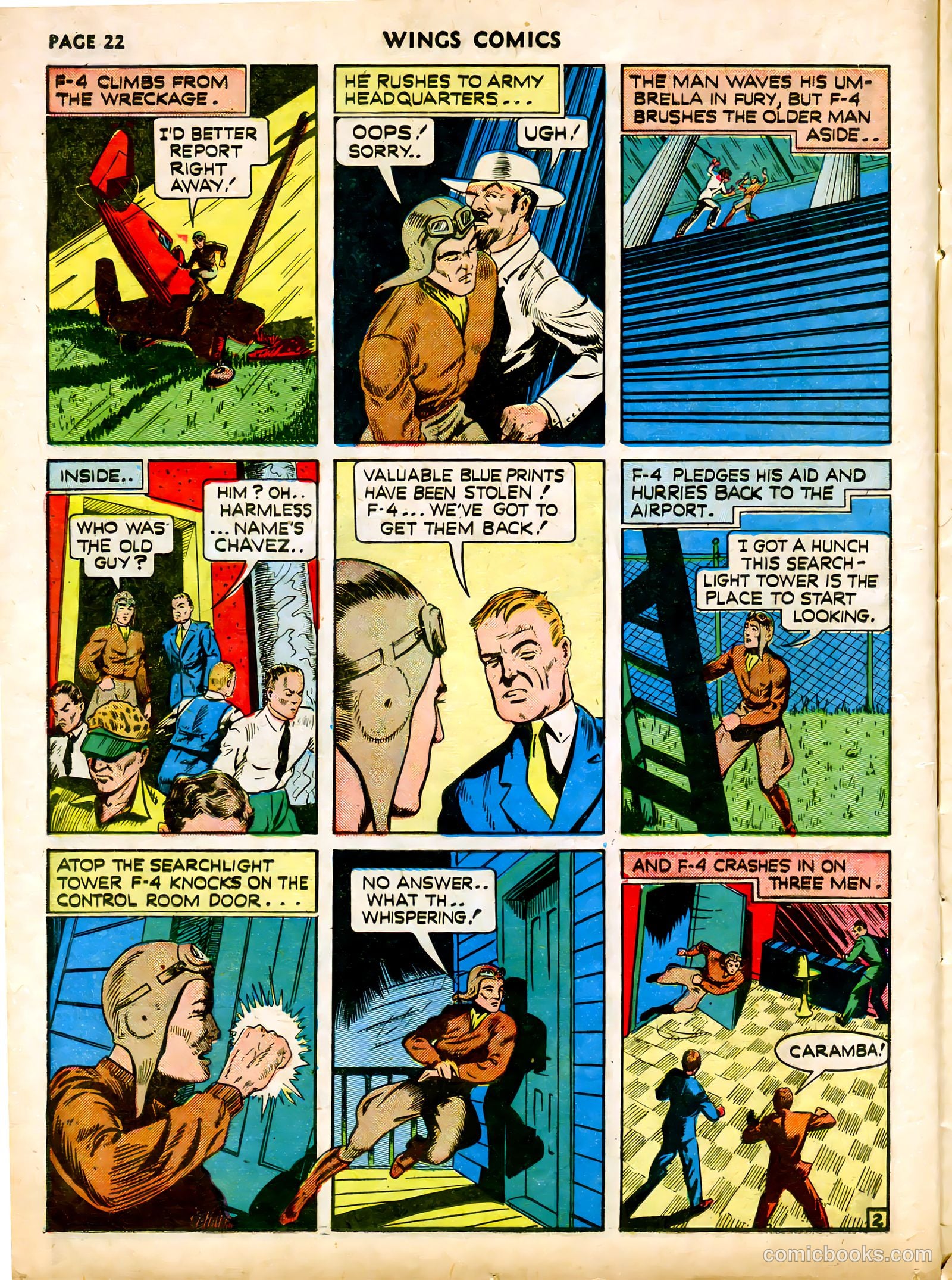 Wings Comics #12 — page 24 of 68