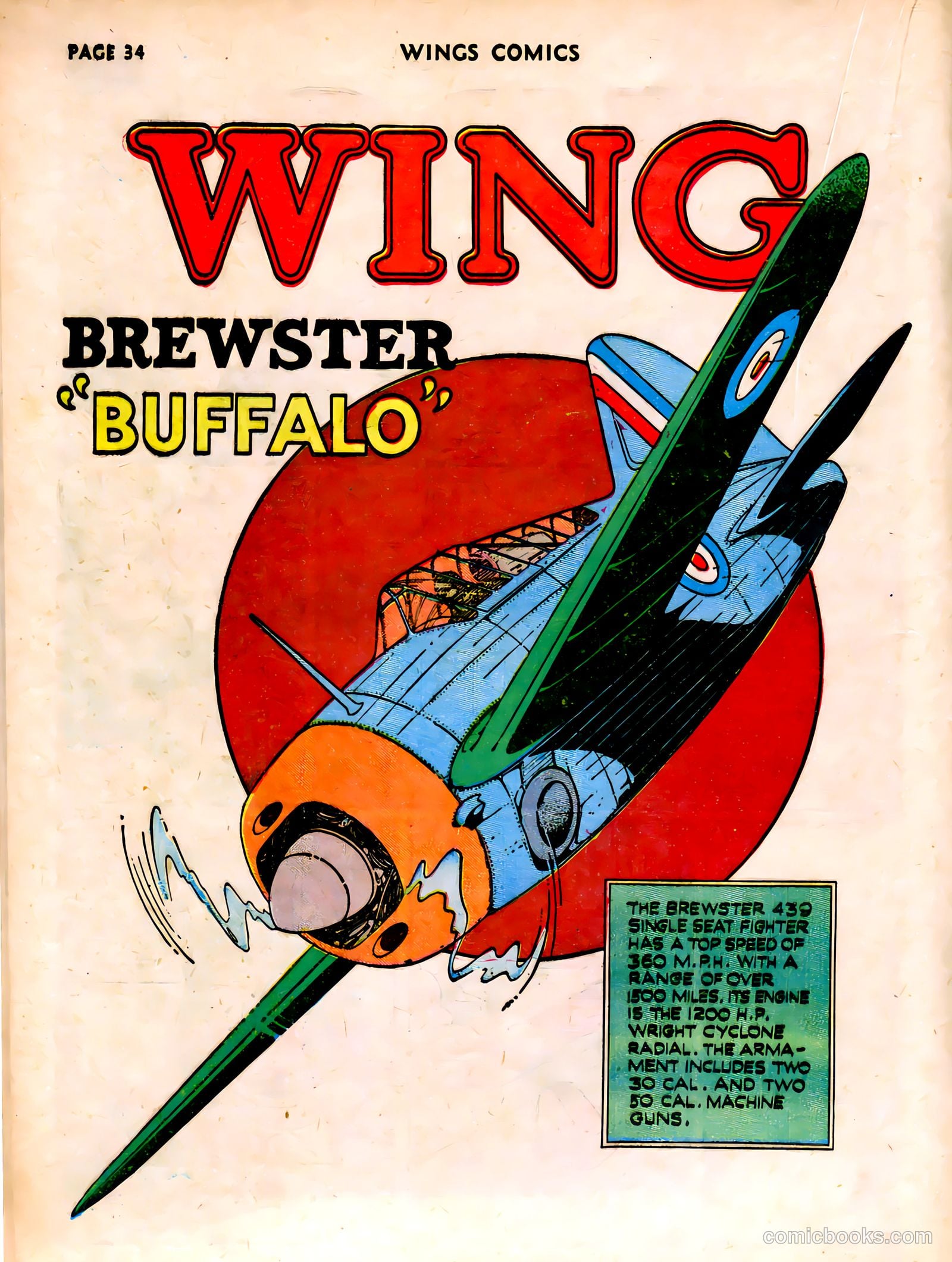 Wings Comics #12 — page 36 of 68