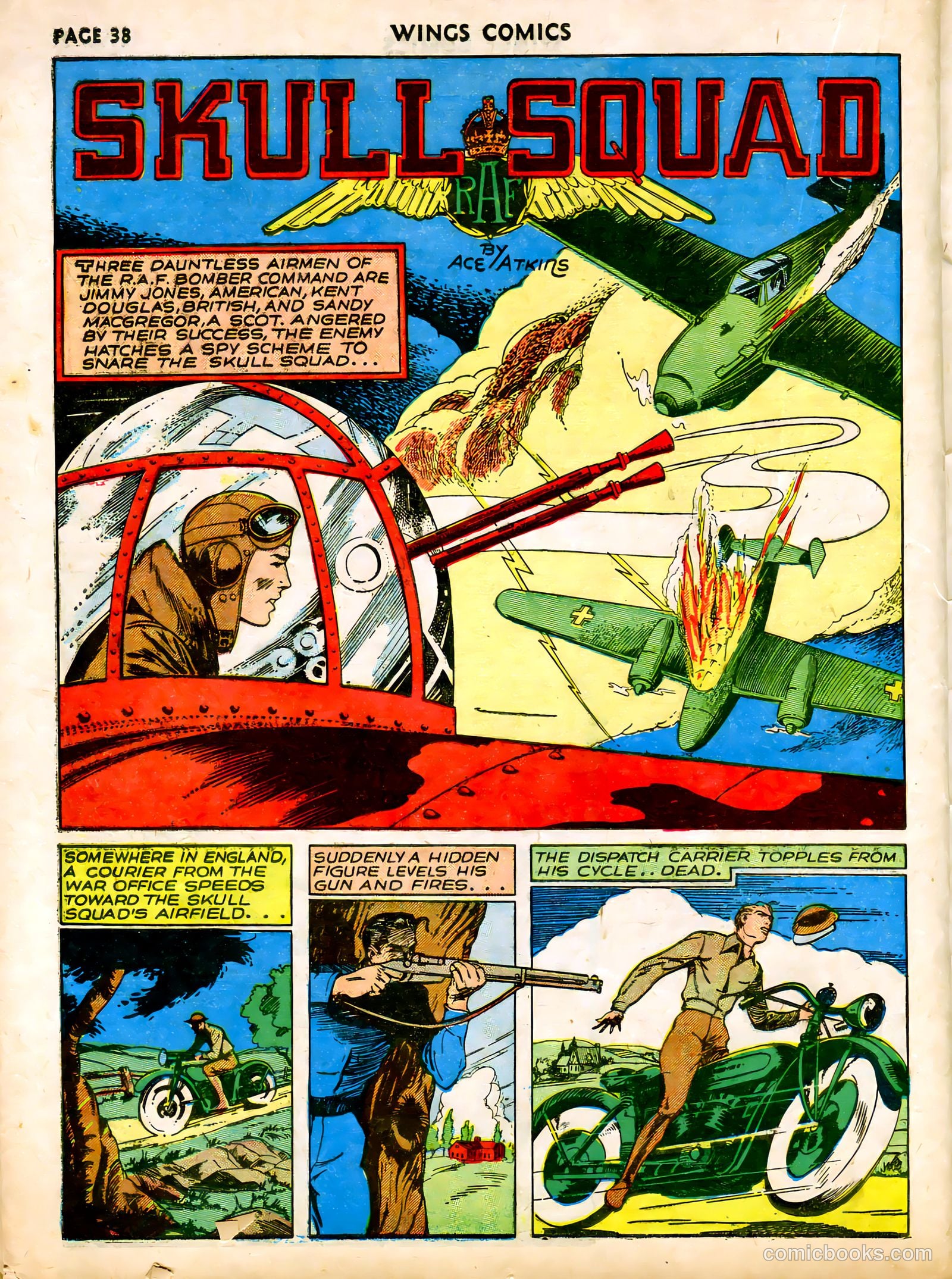 Wings Comics #12 — page 40 of 68