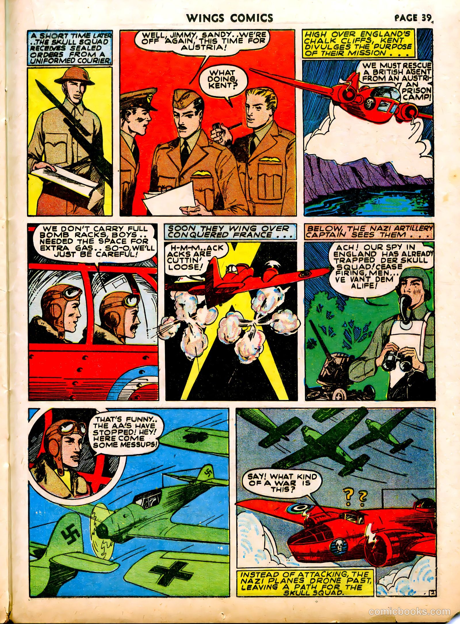 Wings Comics #12 — page 41 of 68