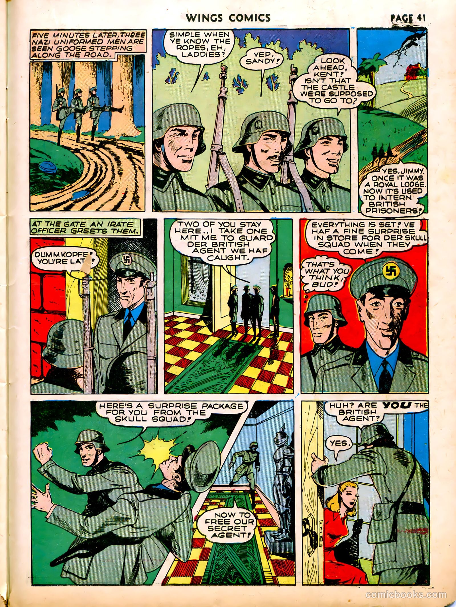 Wings Comics #12 — page 43 of 68